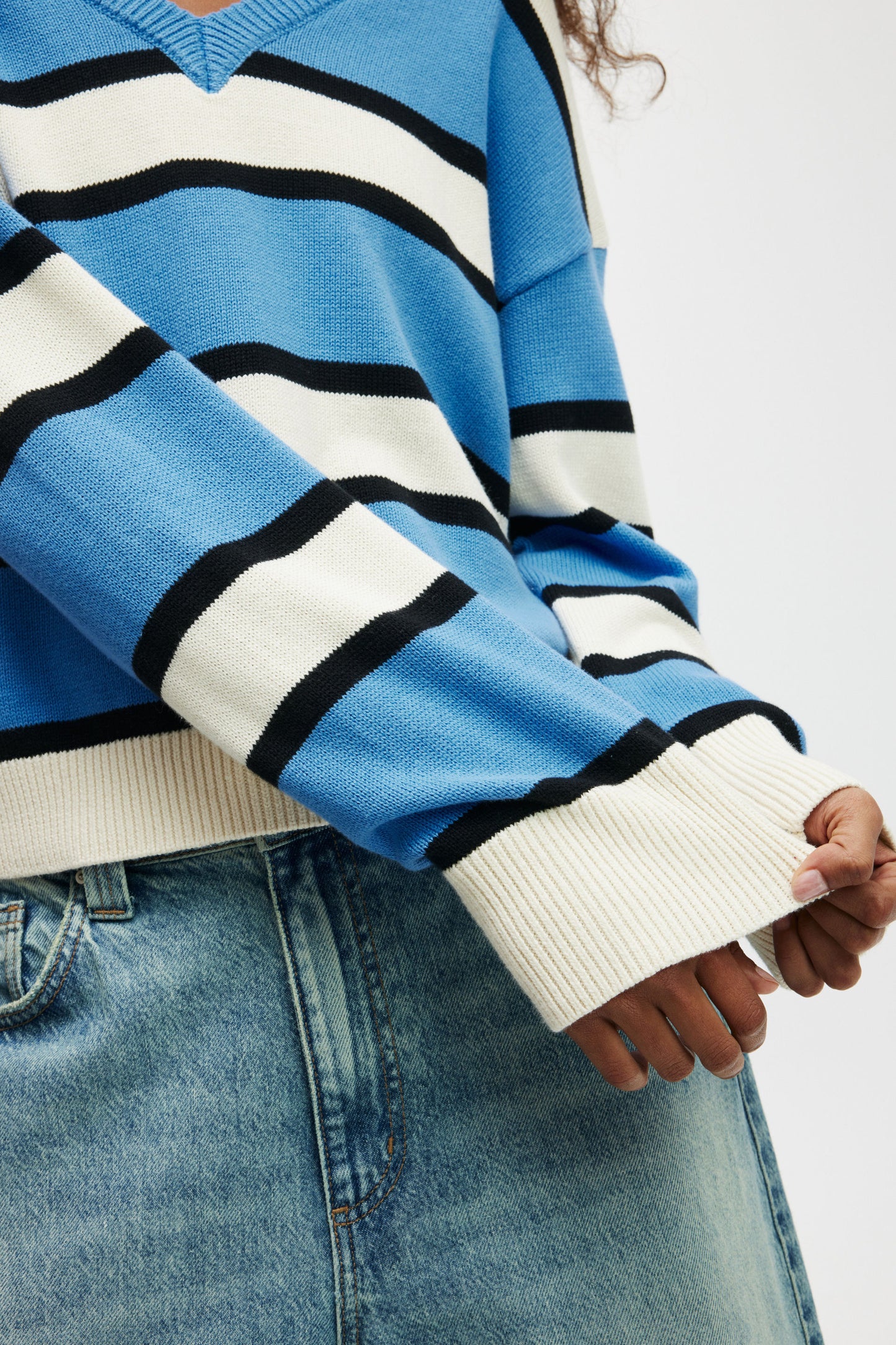 Preppy V Neck Sweater