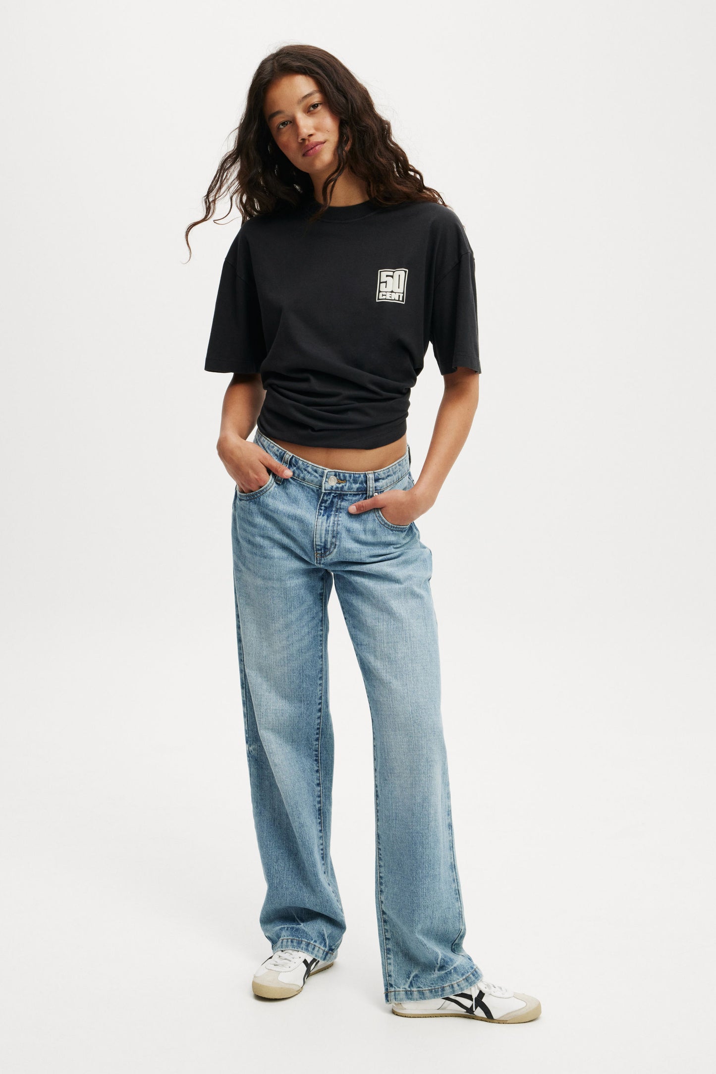 50 Cent Boxy Graphic Music Tee