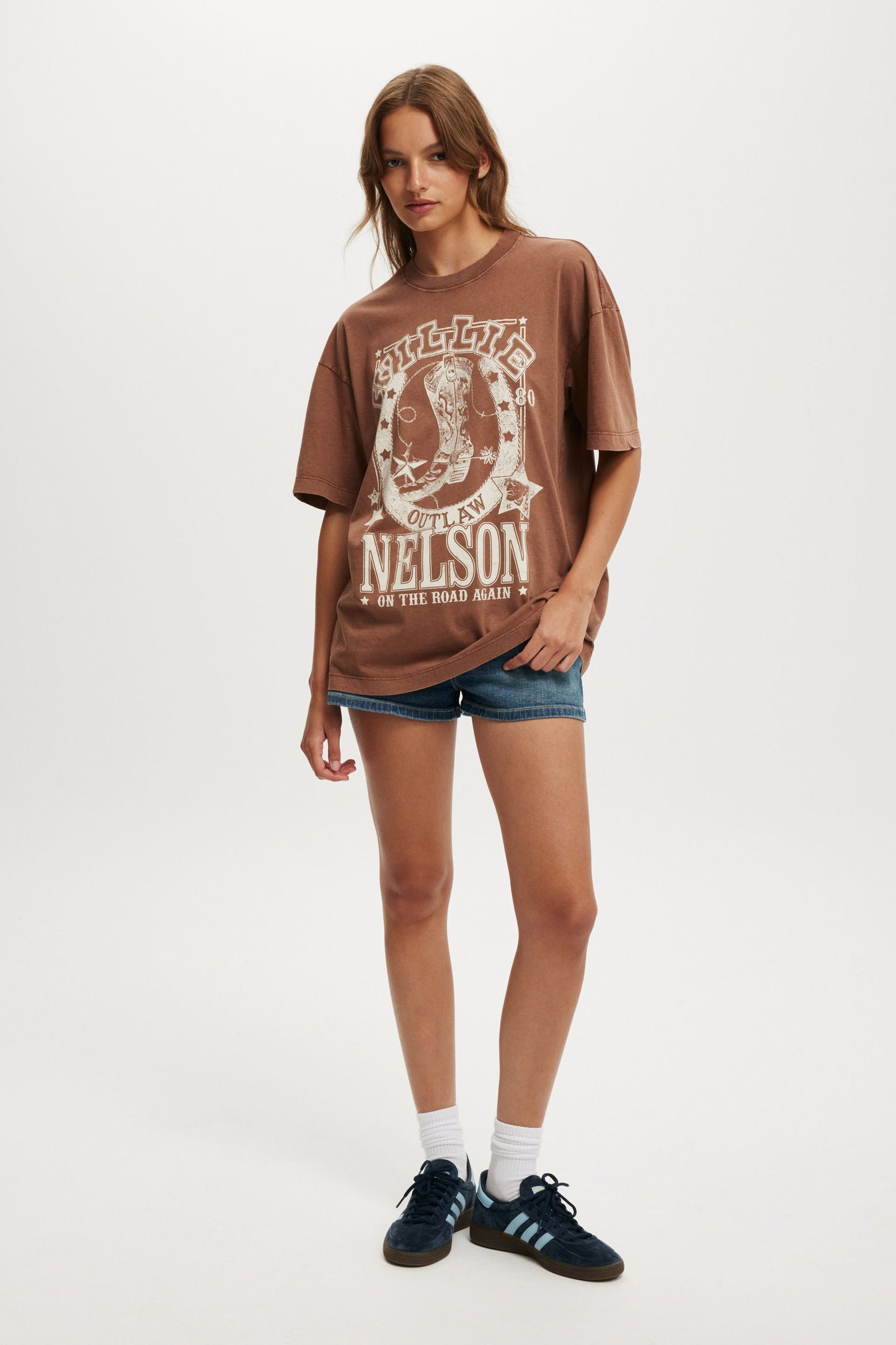 Willie Nelson Boxy Graphic Tee