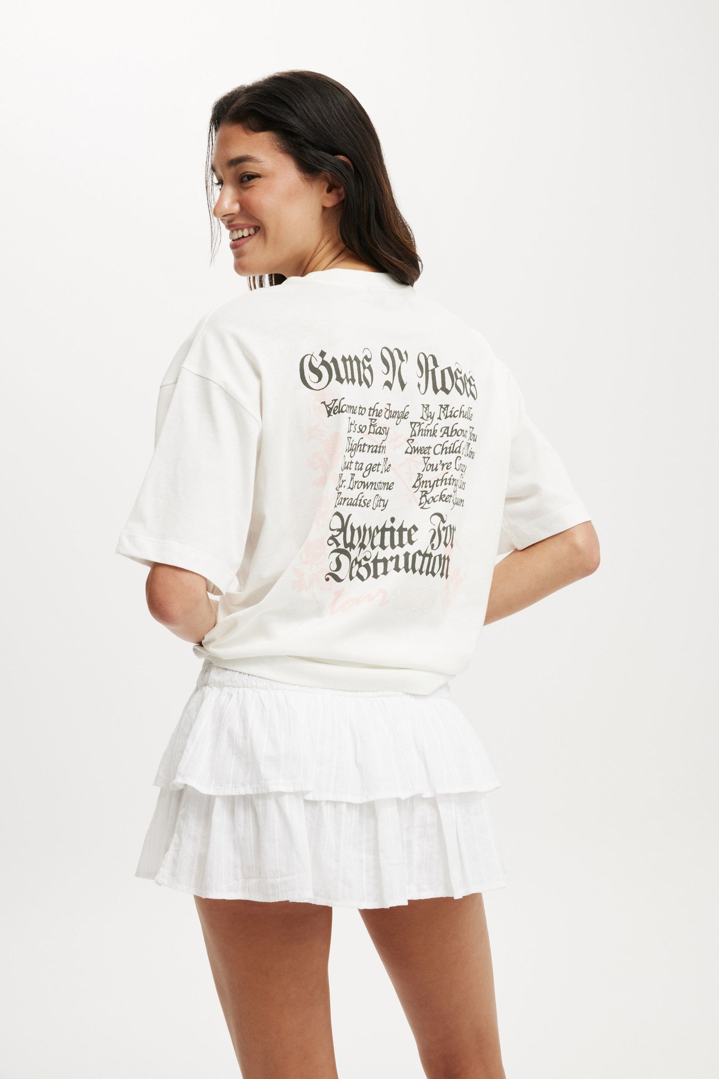 Guns n Roses Boxy Graphic Tee
