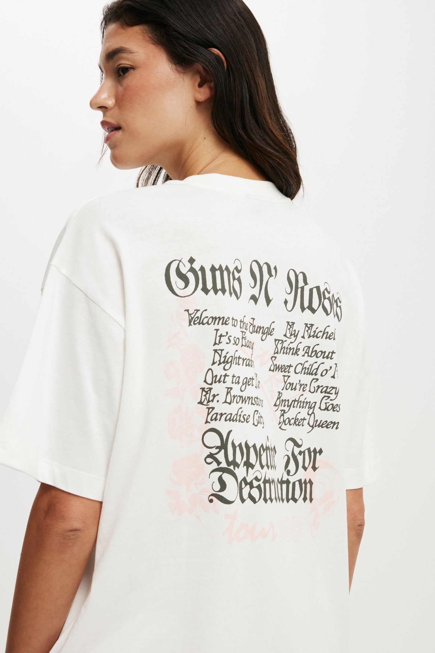 Guns n Roses Boxy Graphic Tee
