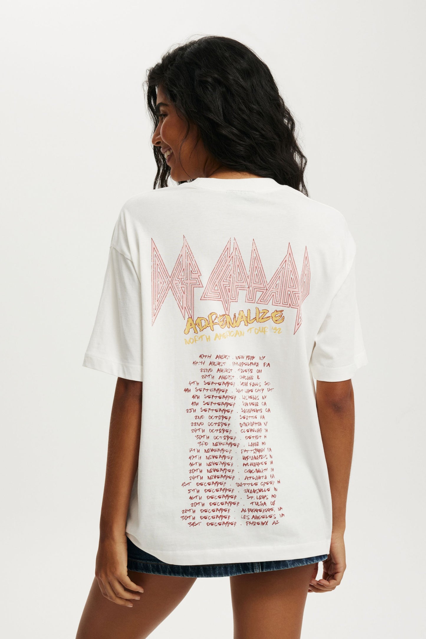 Def Leppard Boxy Graphic Tee