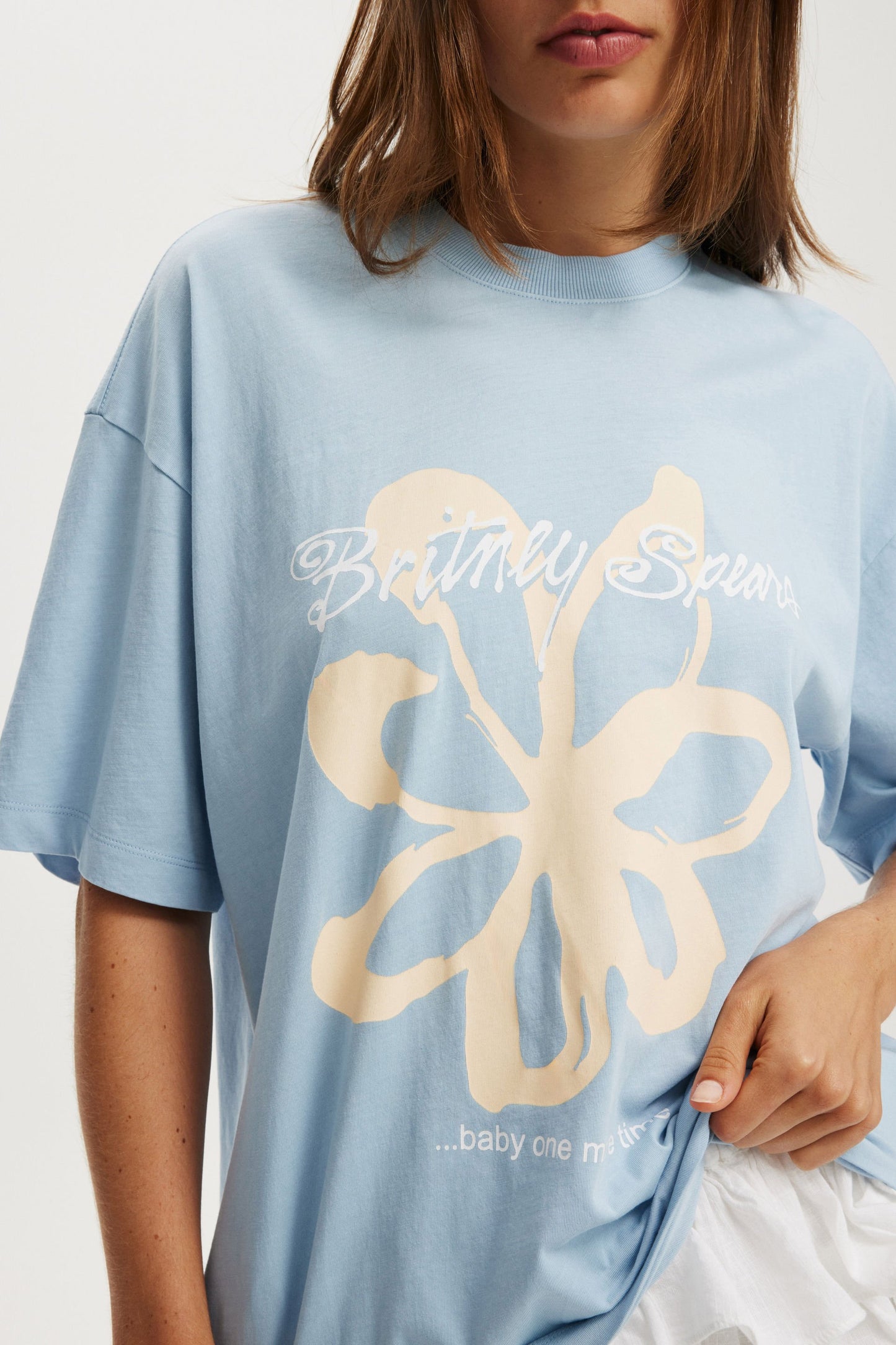 Britney Spears Boxy Graphic Tee