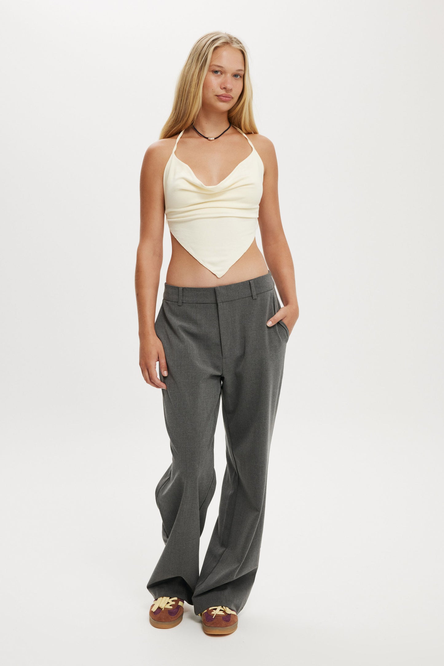 Jordie Cowl Neck Halter