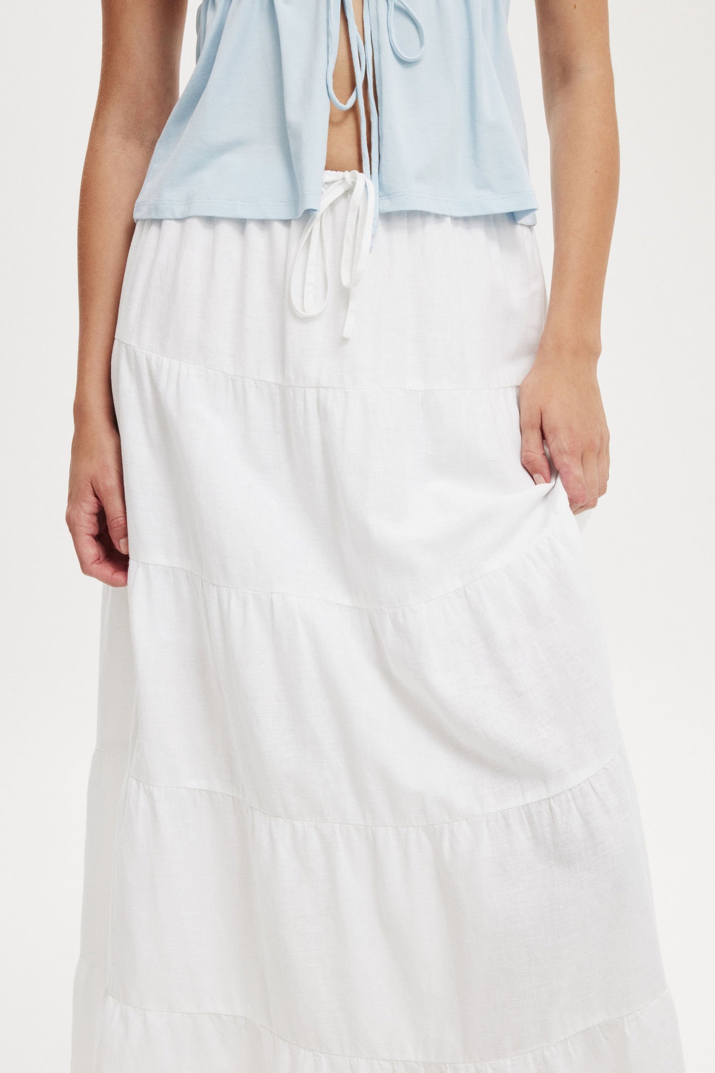Haven Multi Tiered Maxi Skirt