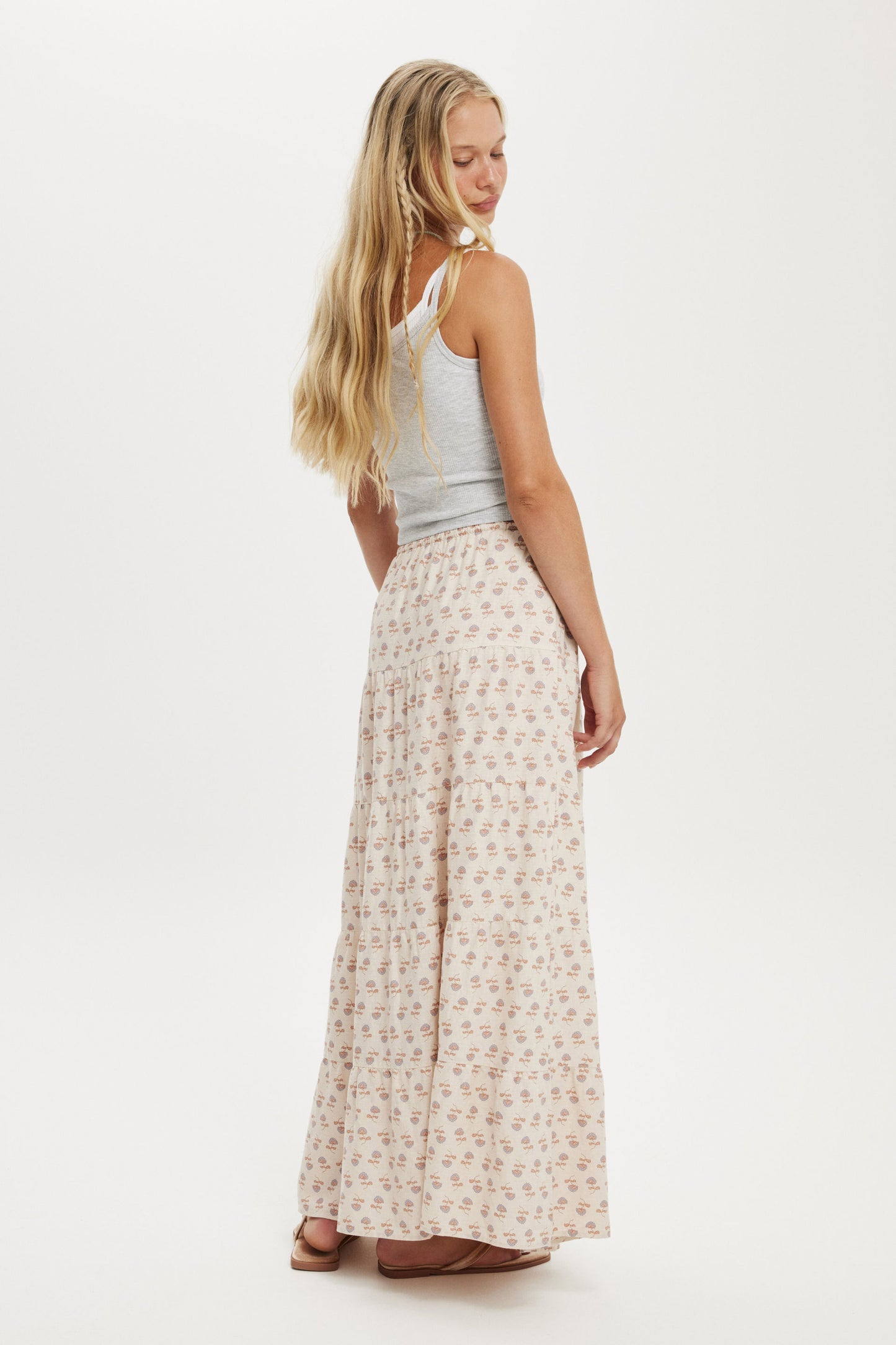 Haven Multi Tiered Maxi Skirt