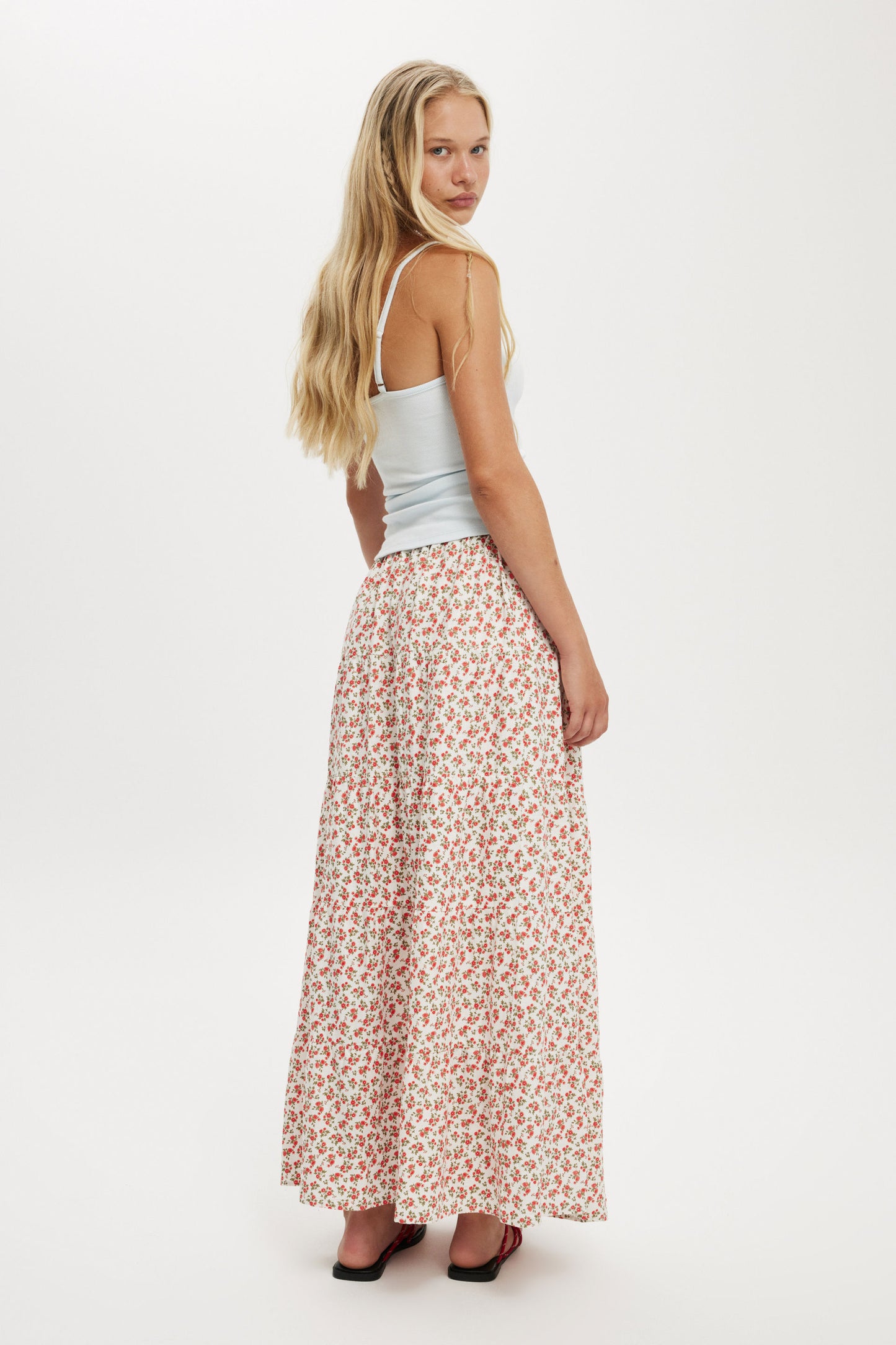 Haven Multi Tiered Maxi Skirt