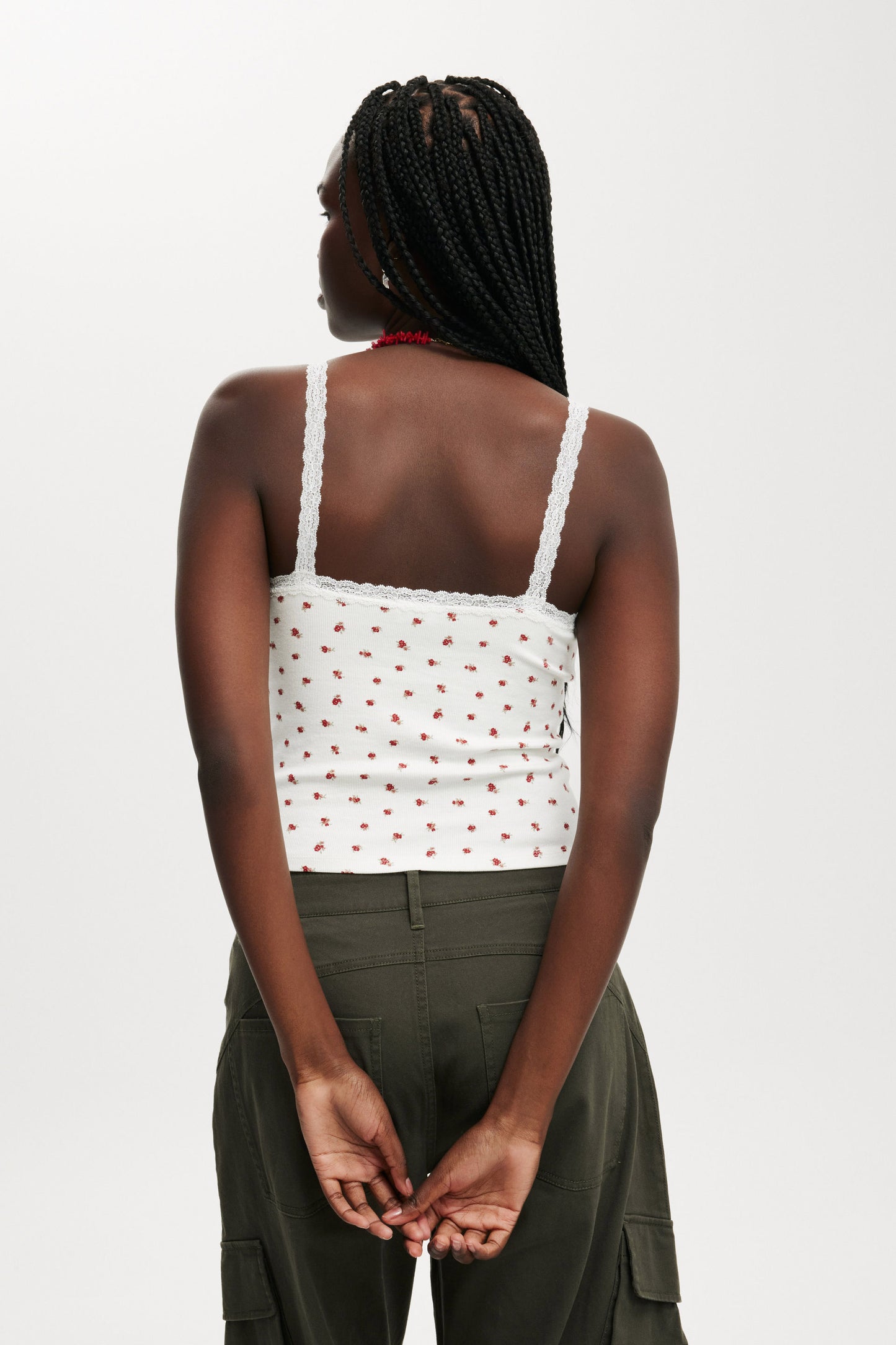 Clare Lace Trim Tank