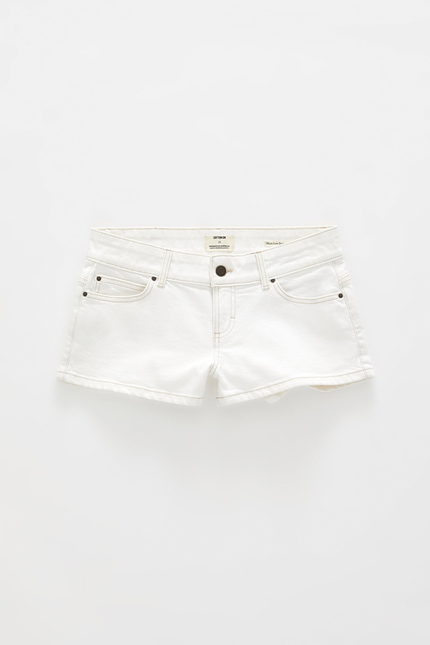 Micro Low Denim Short