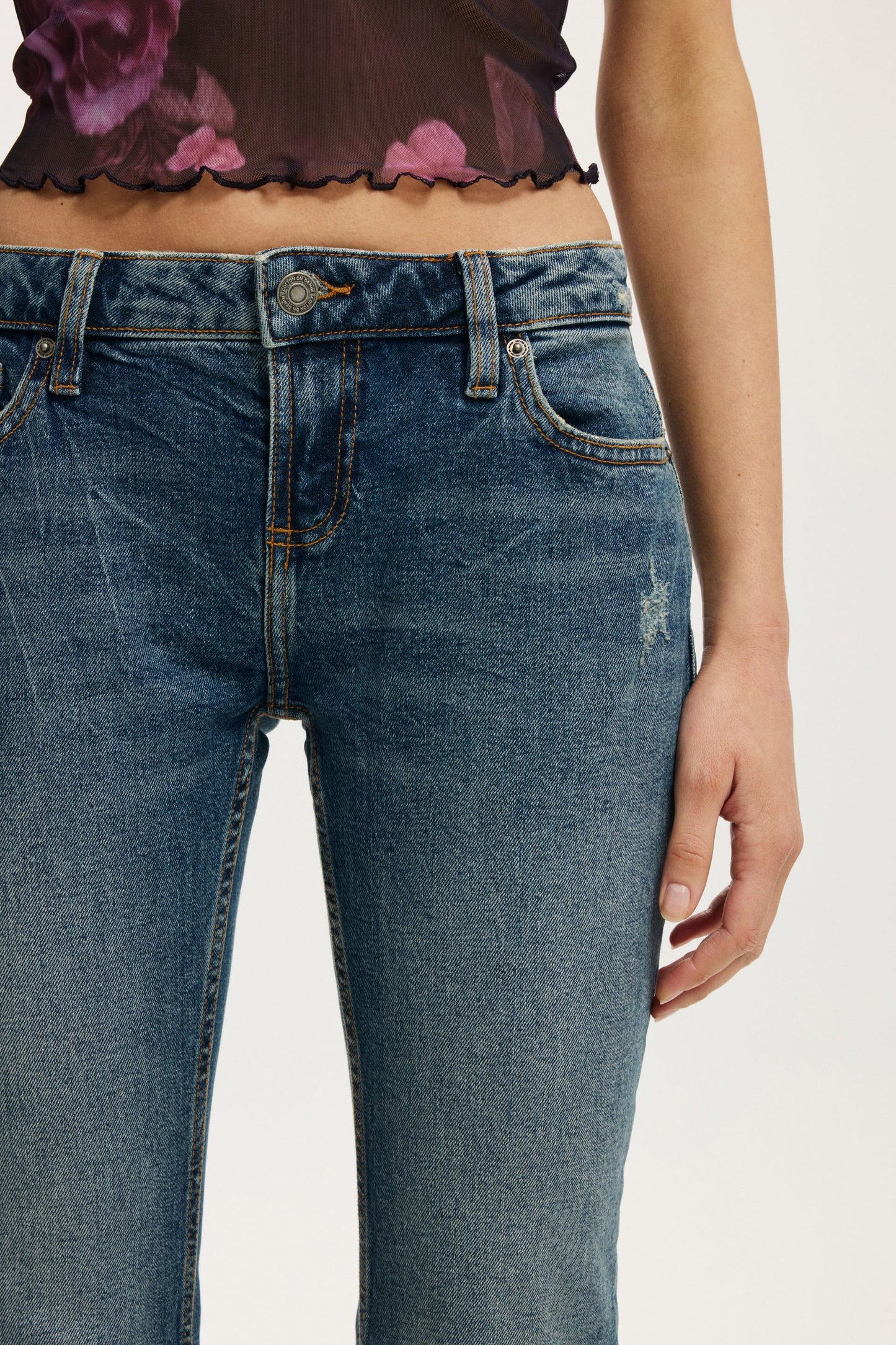 Low Rise Bootcut Jean