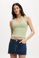 Micro Low Denim Skirt