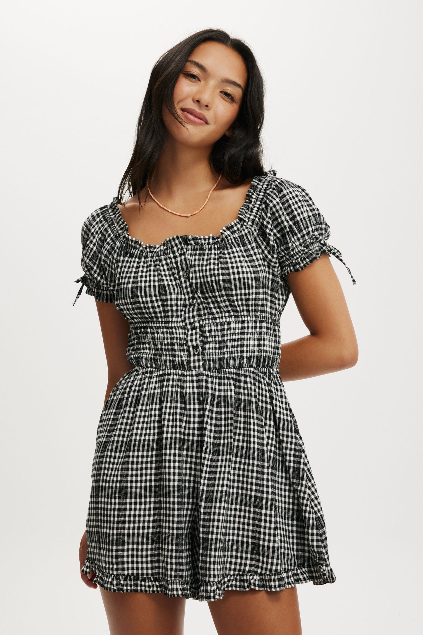 Sadie Button Through Playsuit