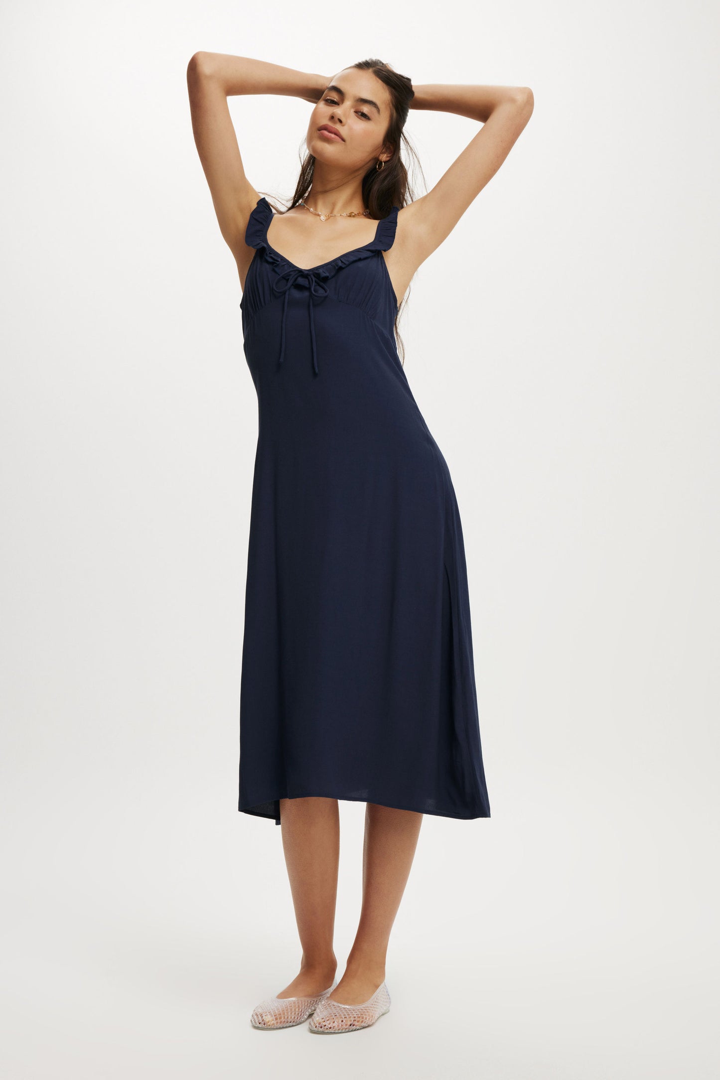 Layla Frill Midi Dress