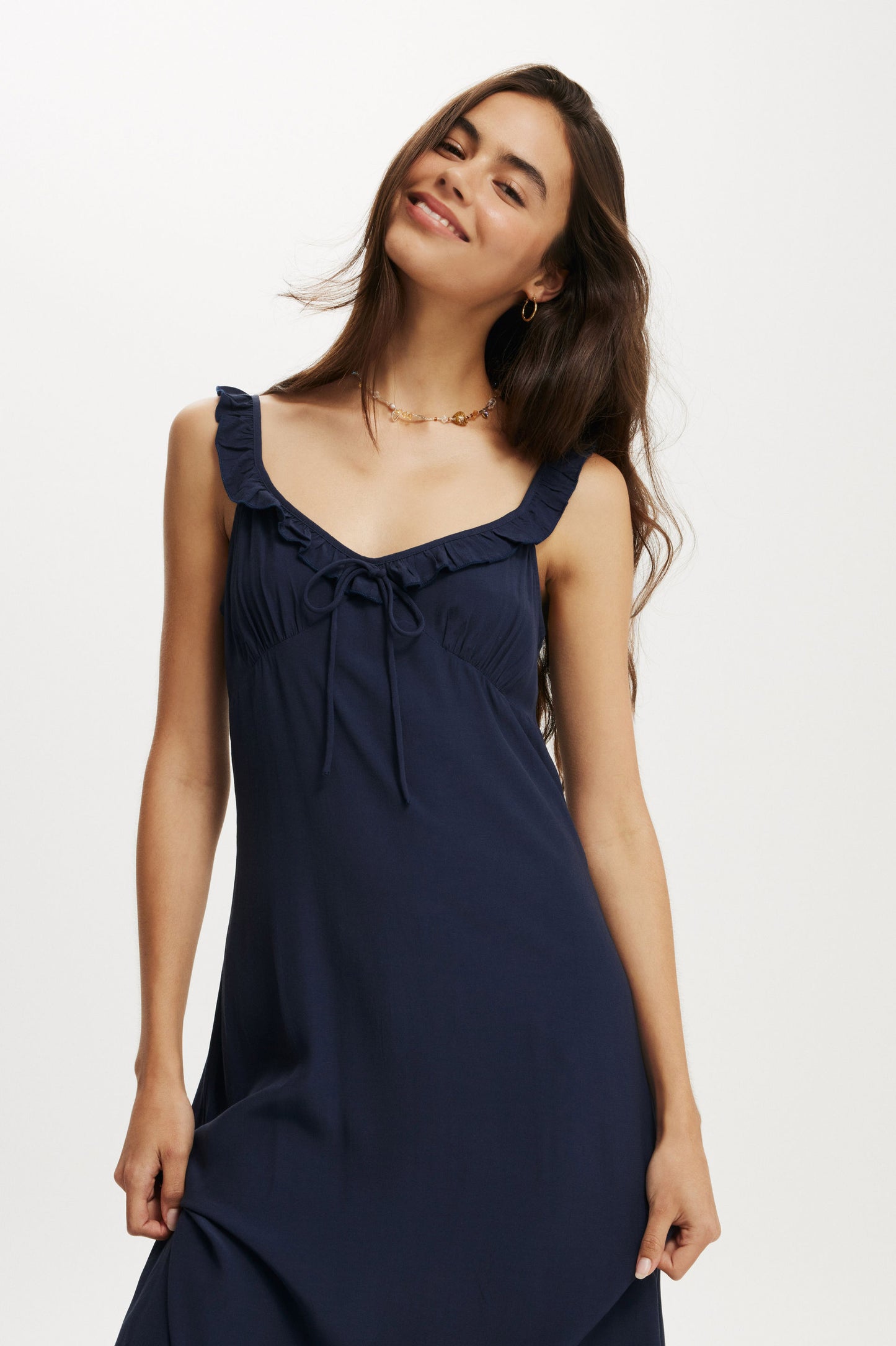 Layla Frill Midi Dress