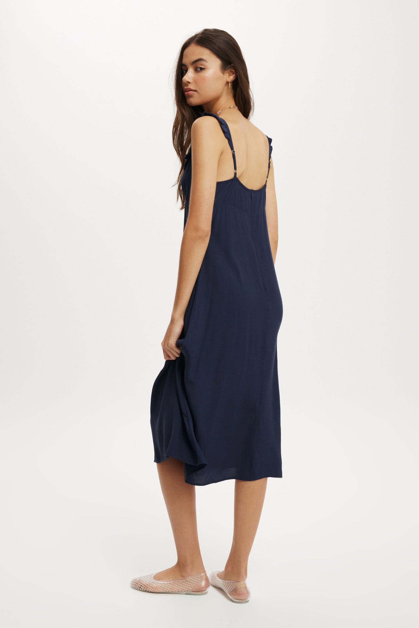 Layla Frill Midi Dress