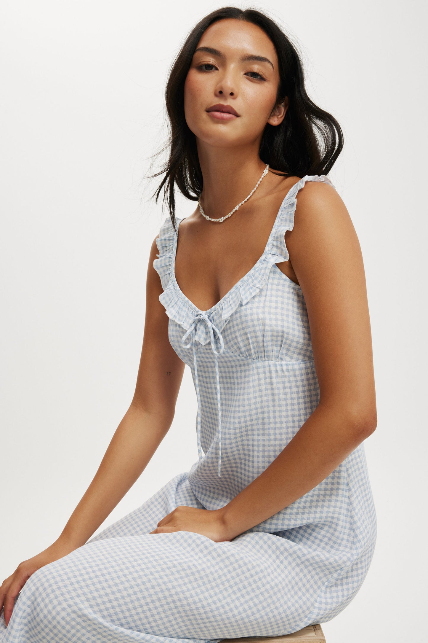 Layla Frill Midi Dress