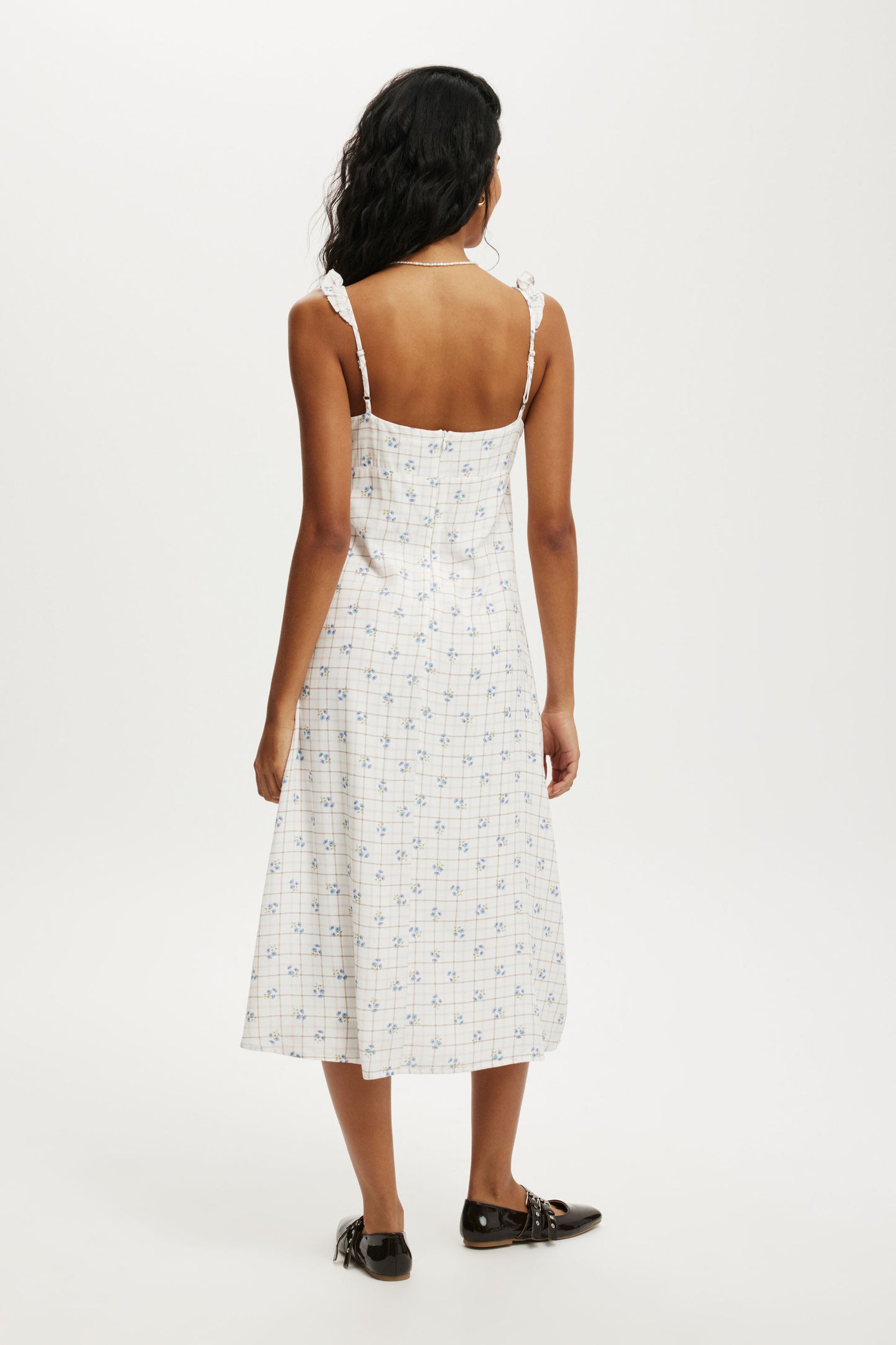 Layla Frill Midi Dress