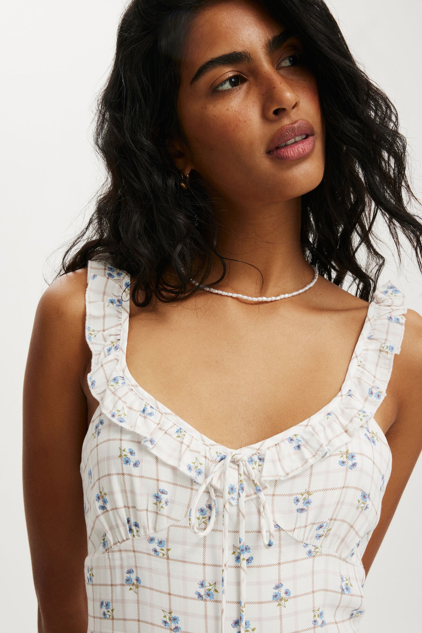Layla Frill Midi Dress