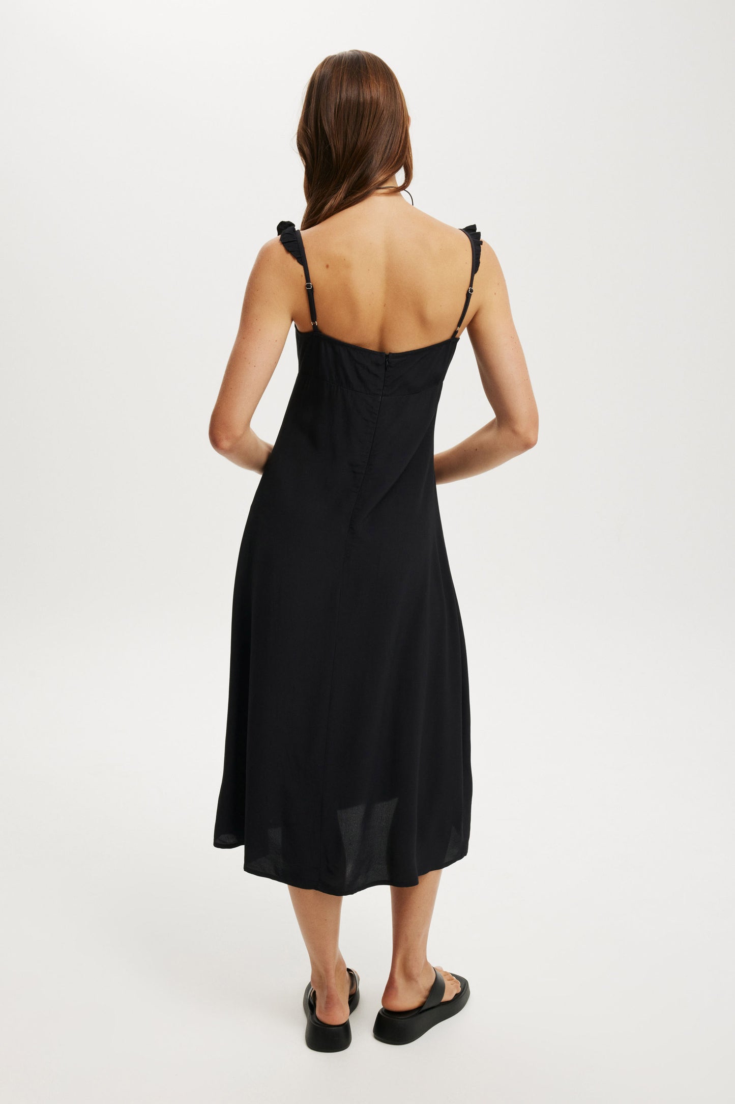 Layla Frill Midi Dress