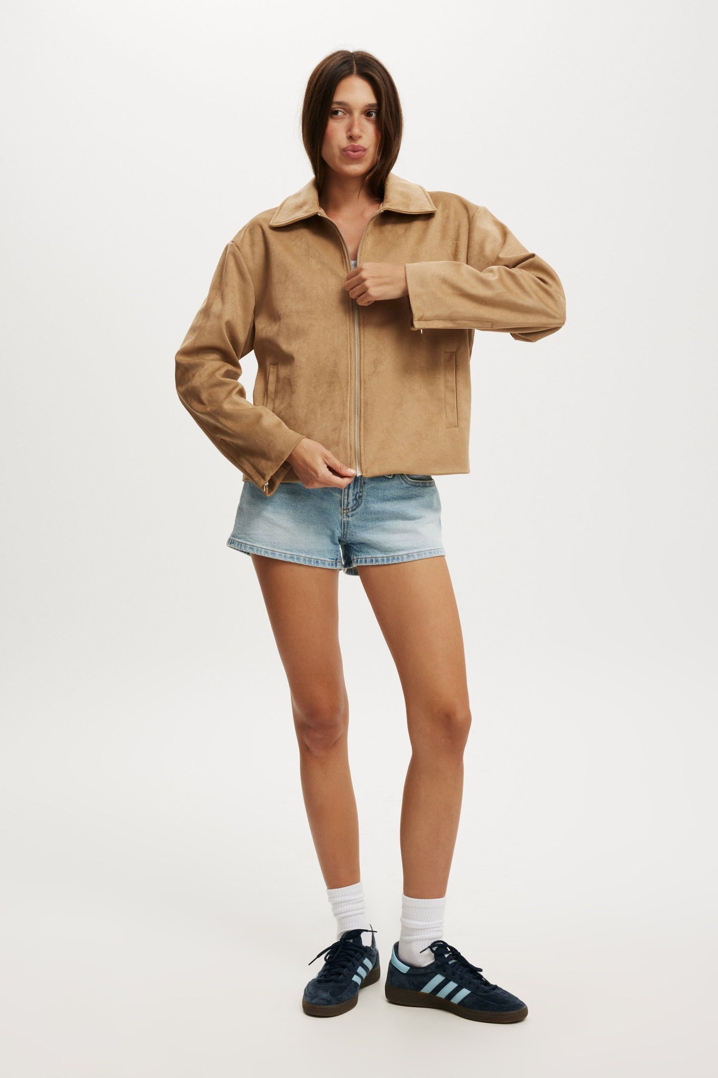Drew Faux Suede Jacket
