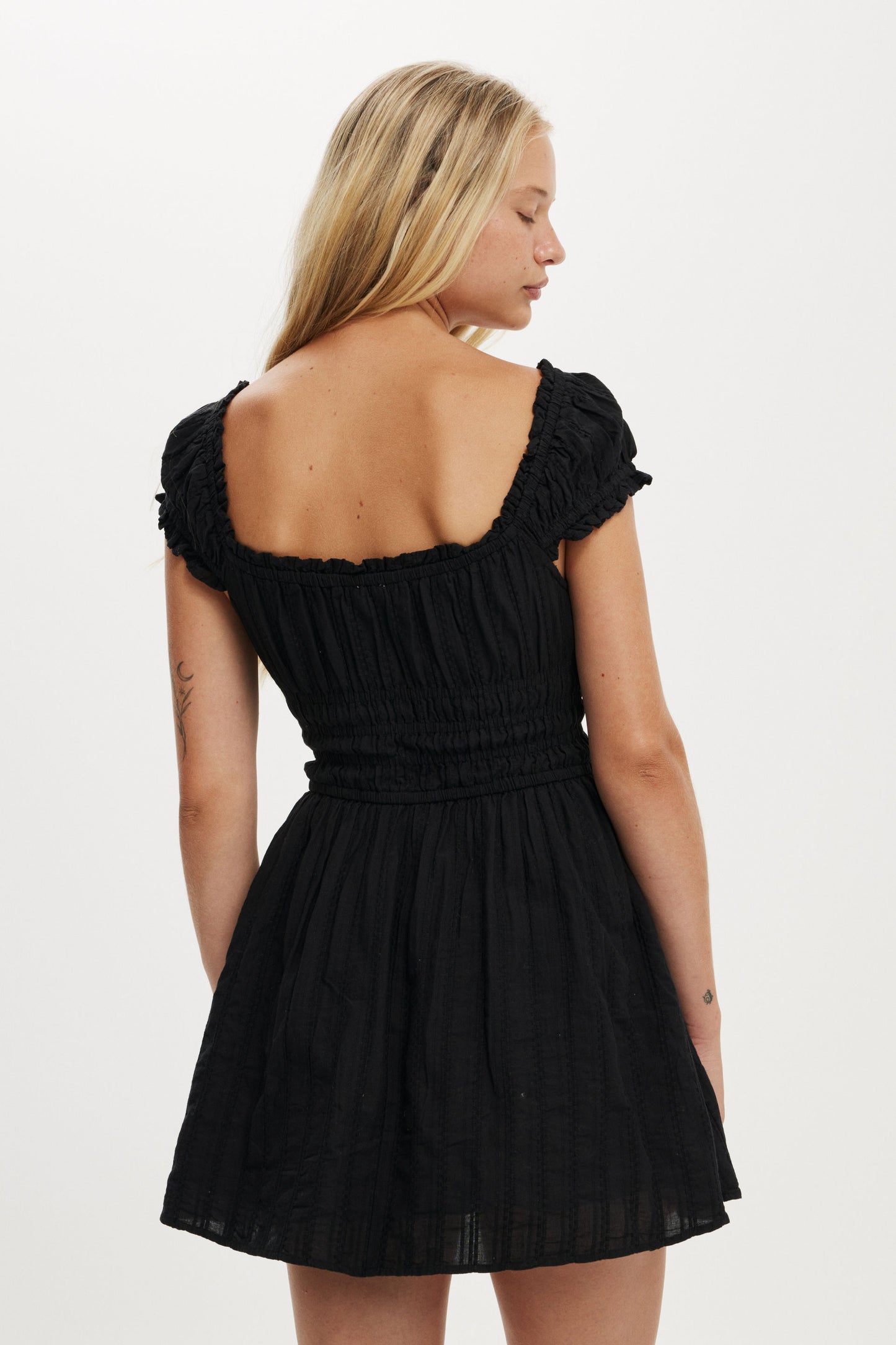 Jasmine Sleeved Mini Dress
