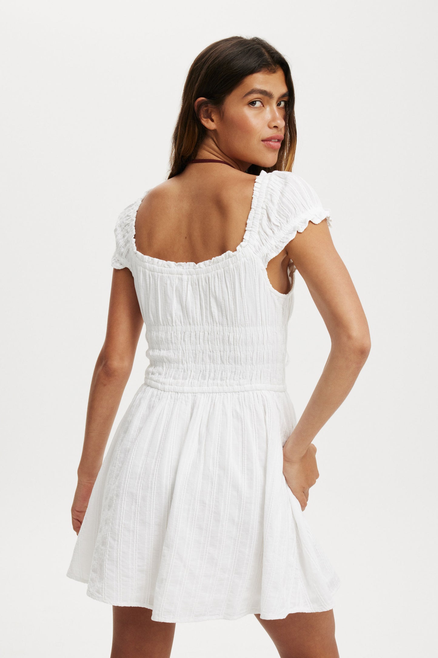 Jasmine Sleeved Mini Dress