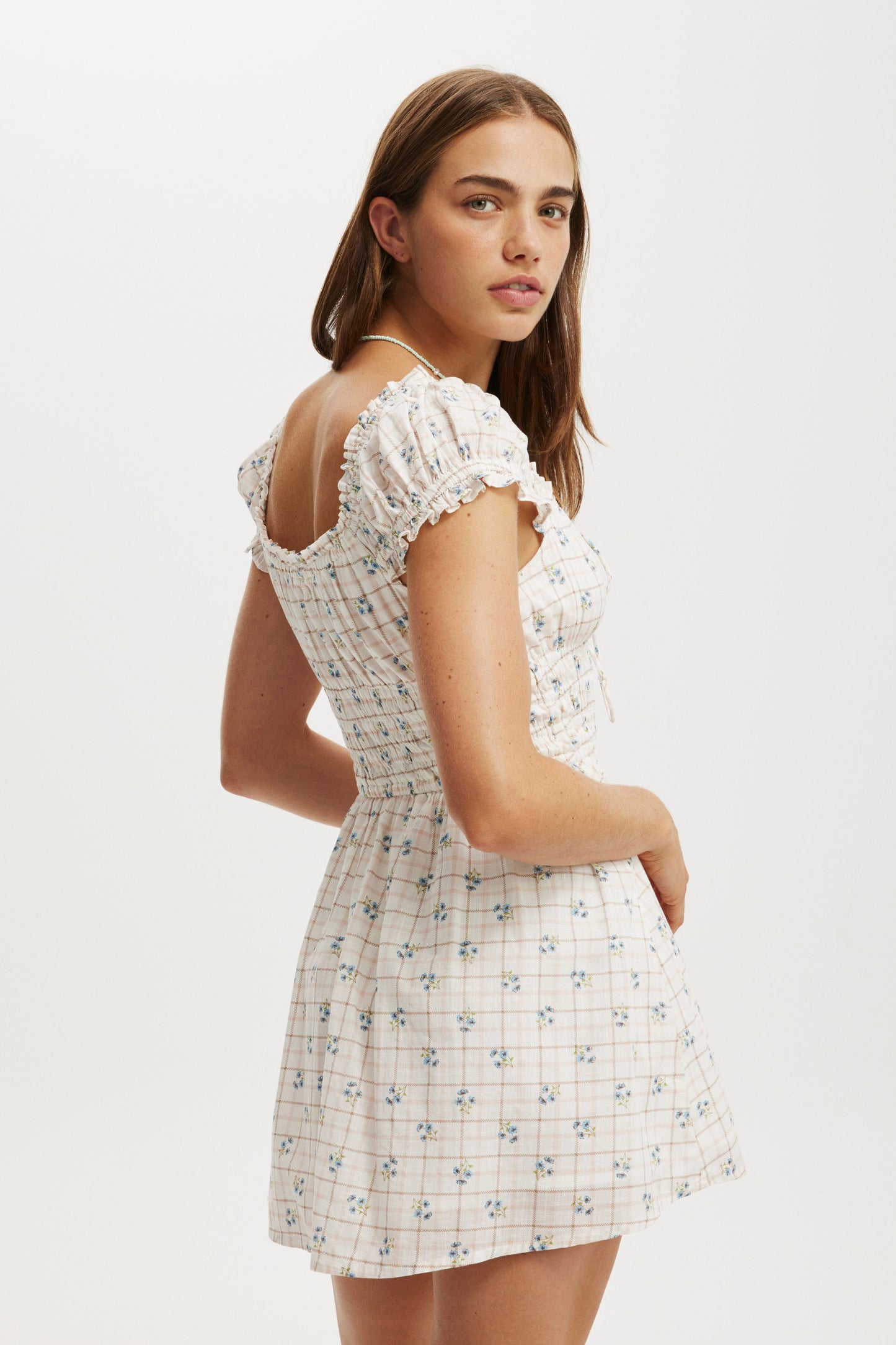 Jasmine Sleeved Mini Dress