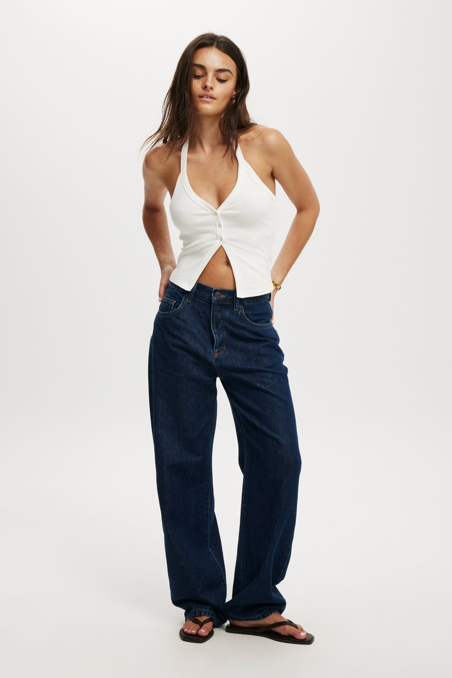 Alexa Button Front Halter