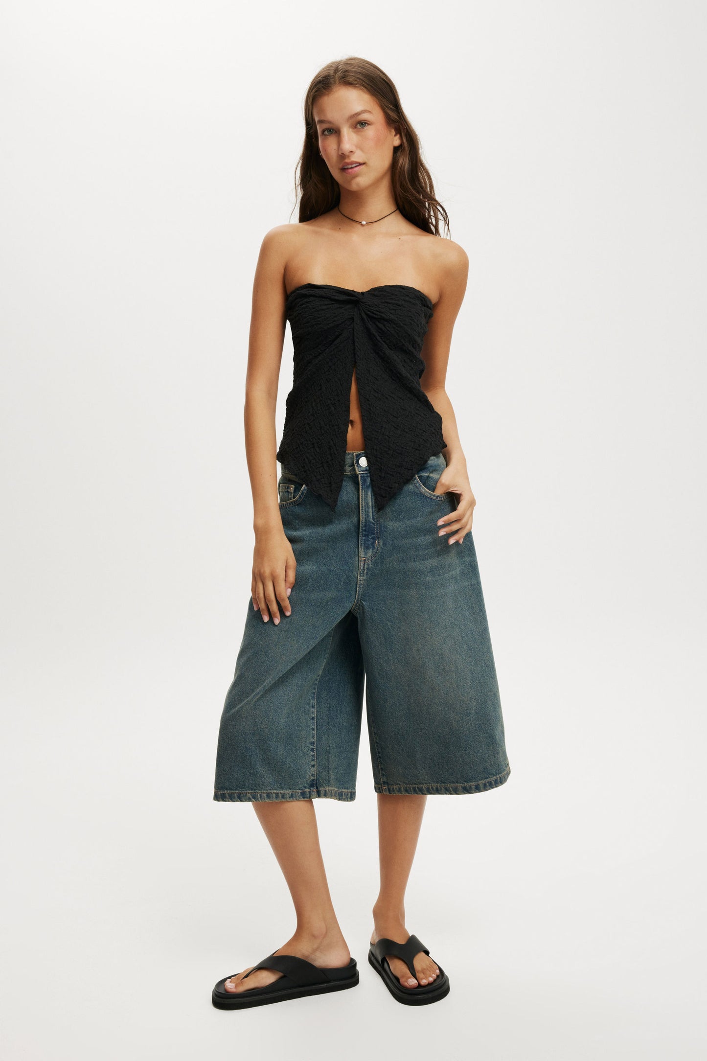 Stacey Twist Front Tube Top