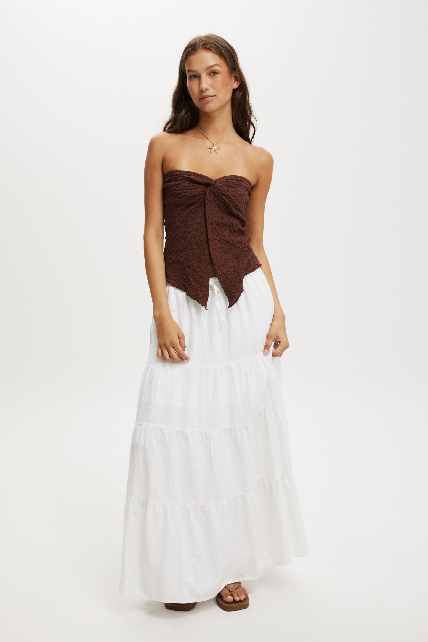 Stacey Twist Front Tube Top