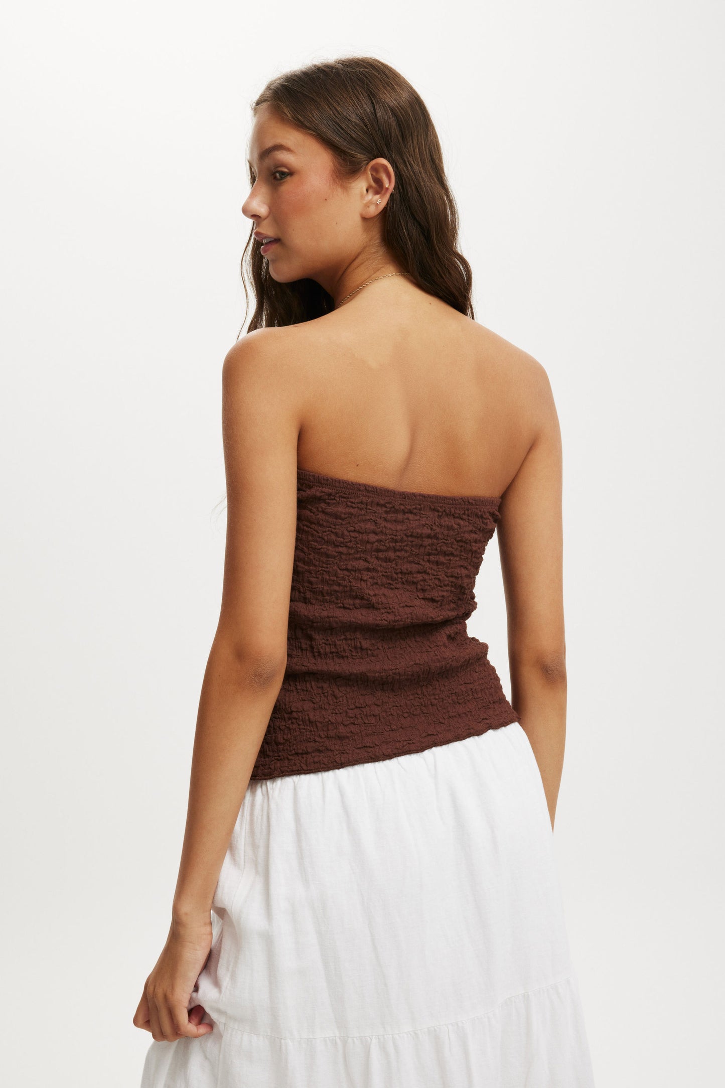Stacey Twist Front Tube Top
