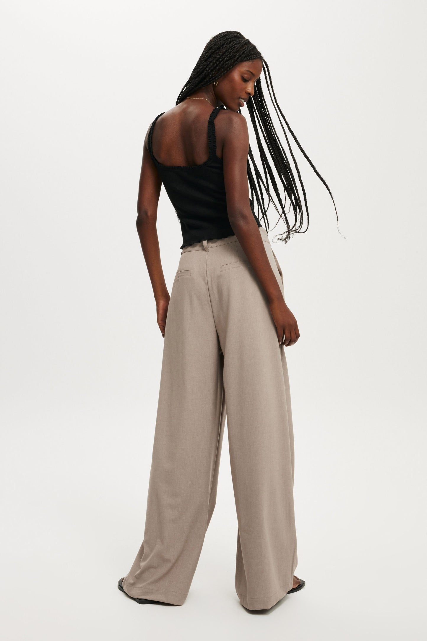 Izzy Pleated Suiting Pant