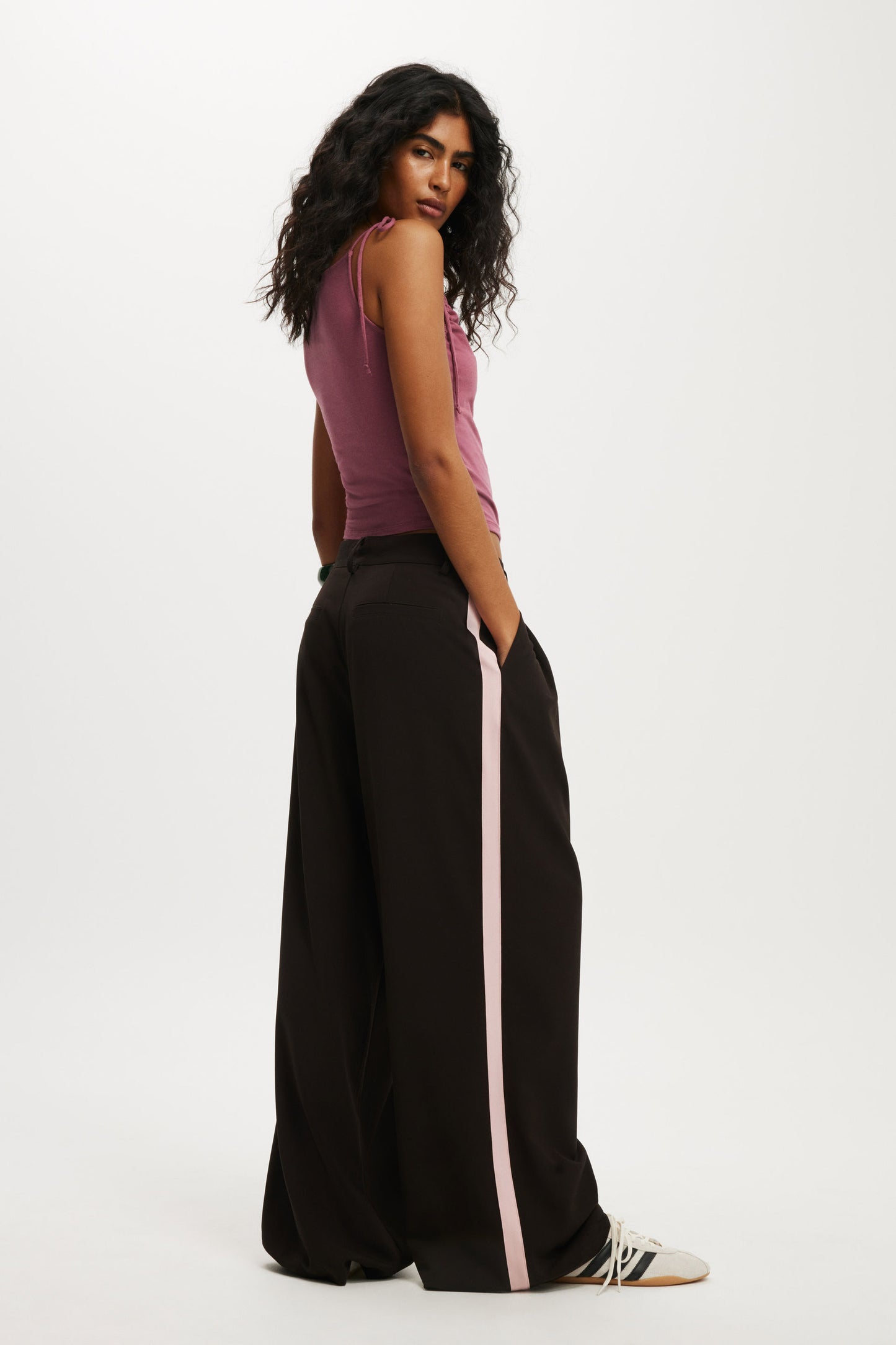 Izzy Pleated Suiting Pant