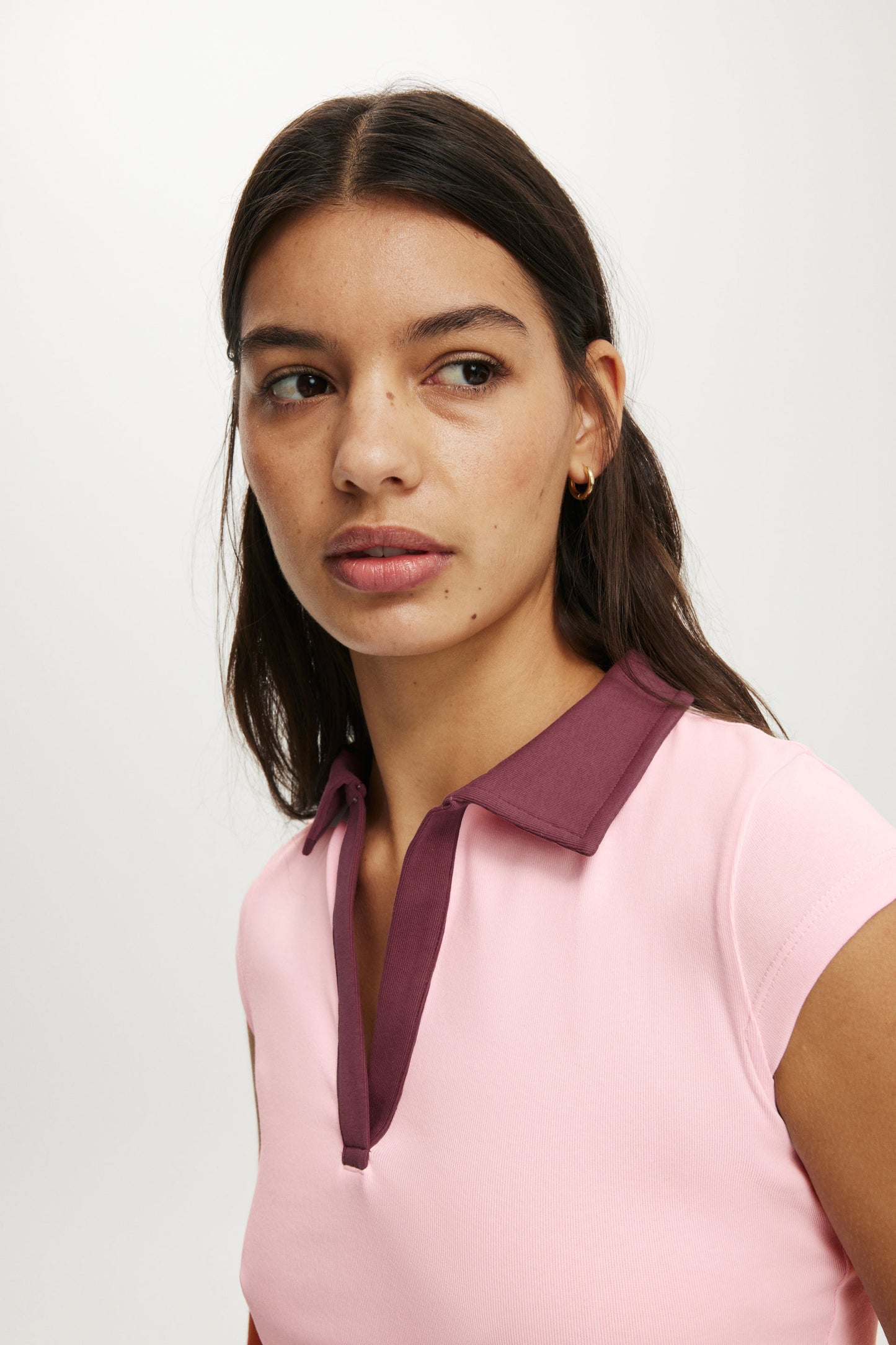 Alice Deep V Polo
