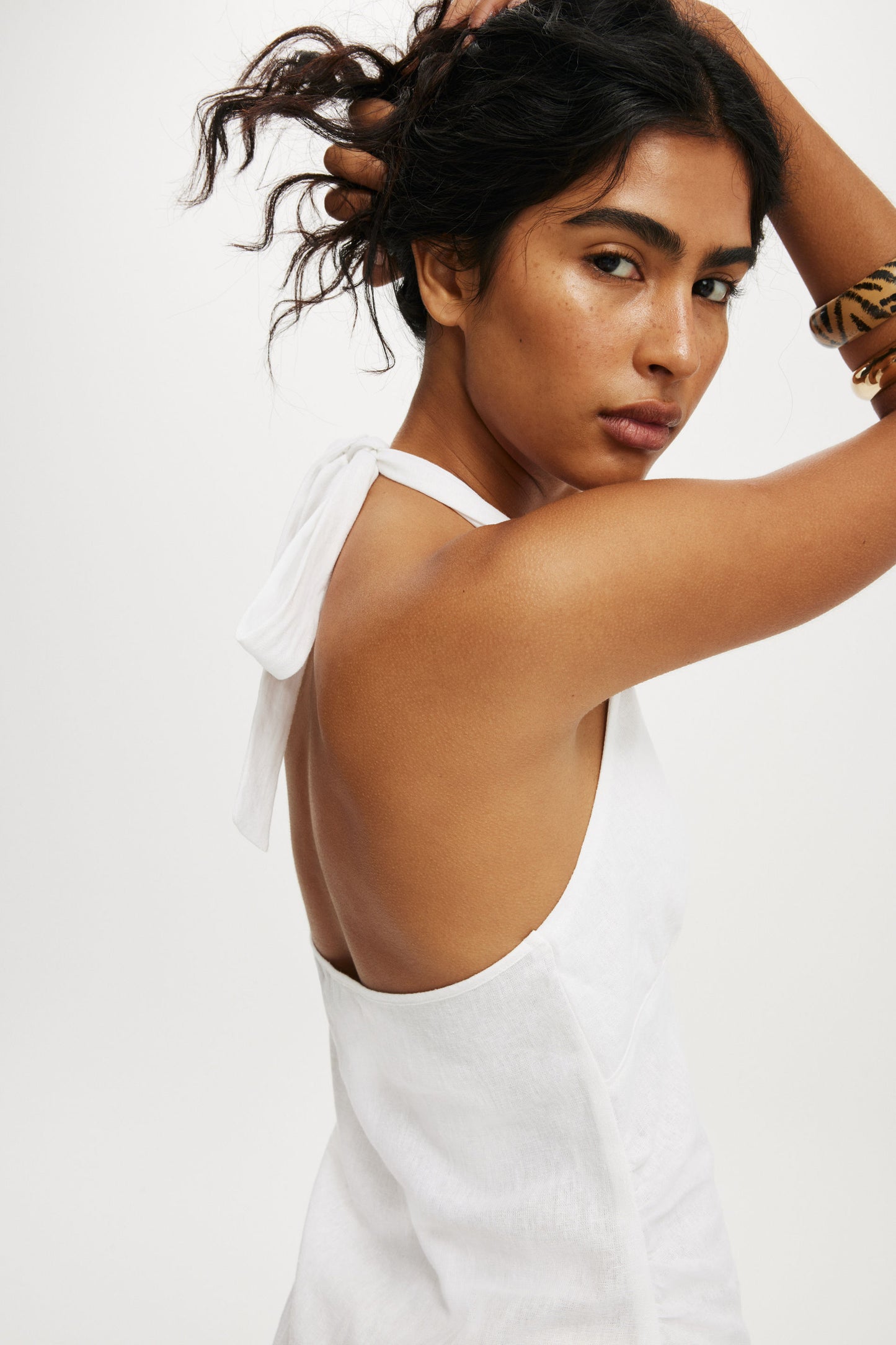 Haven Halter Mini Sundress