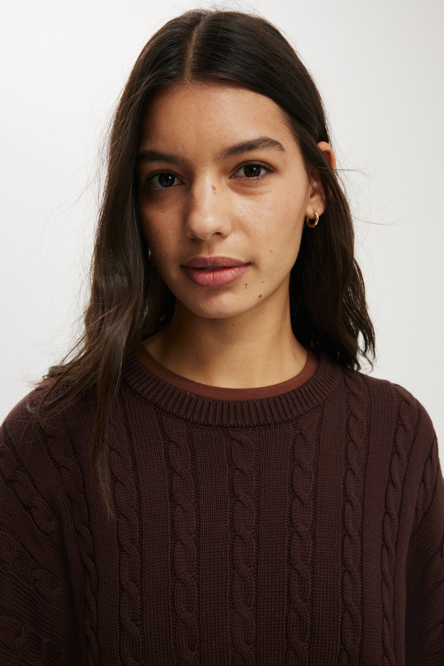 Cotton Crew Neck Sweater