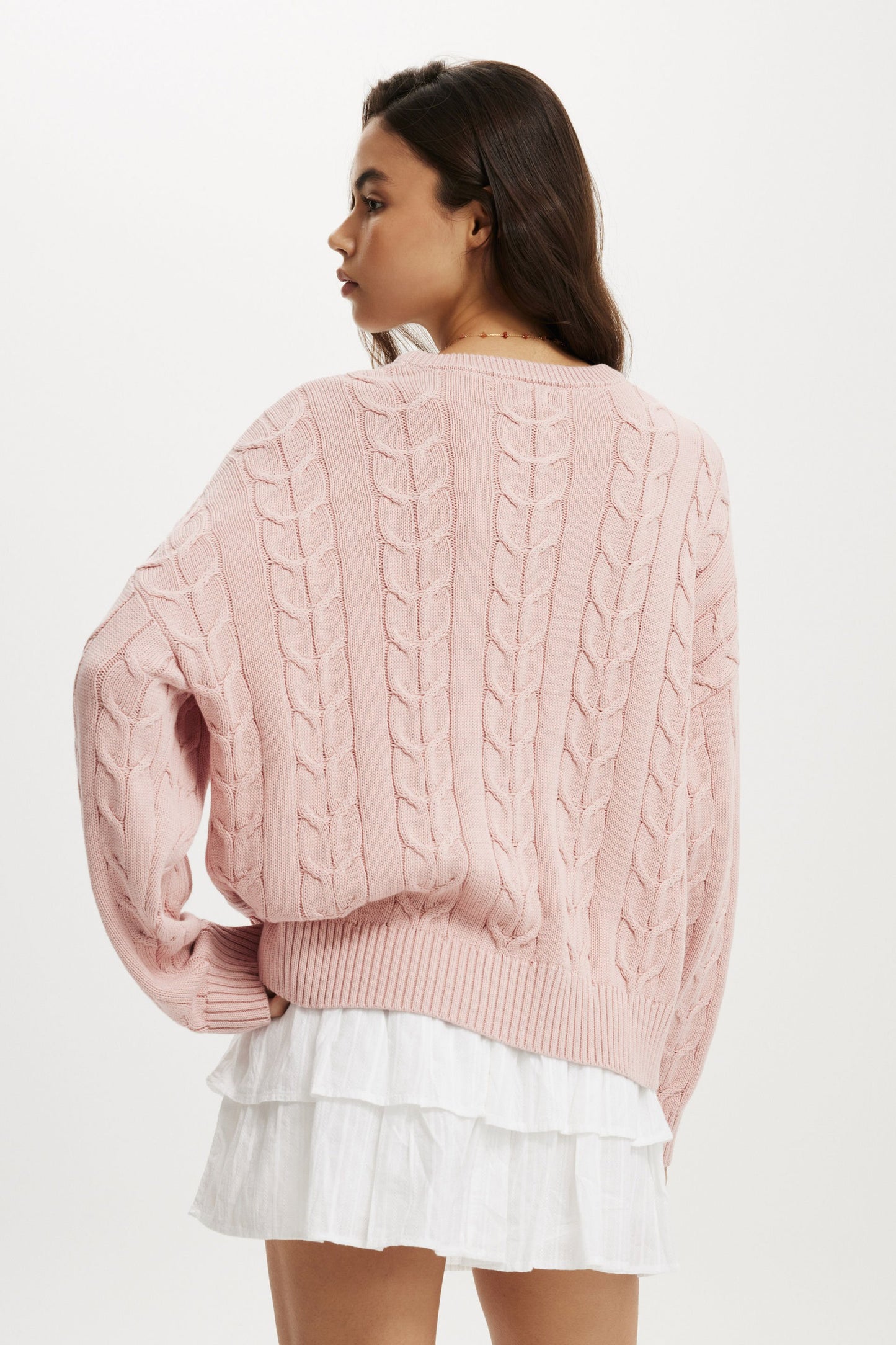 Cotton Crew Neck Sweater