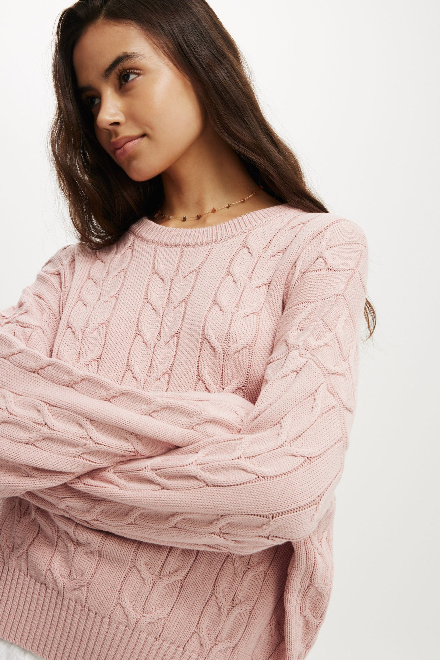 Cotton Crew Neck Sweater