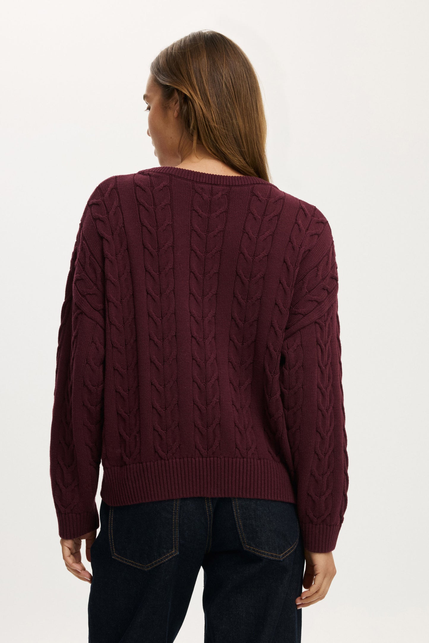 Cotton Crew Neck Sweater