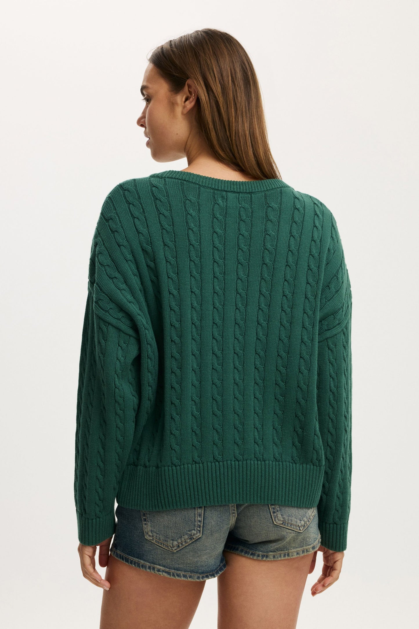 Cotton Crew Neck Sweater