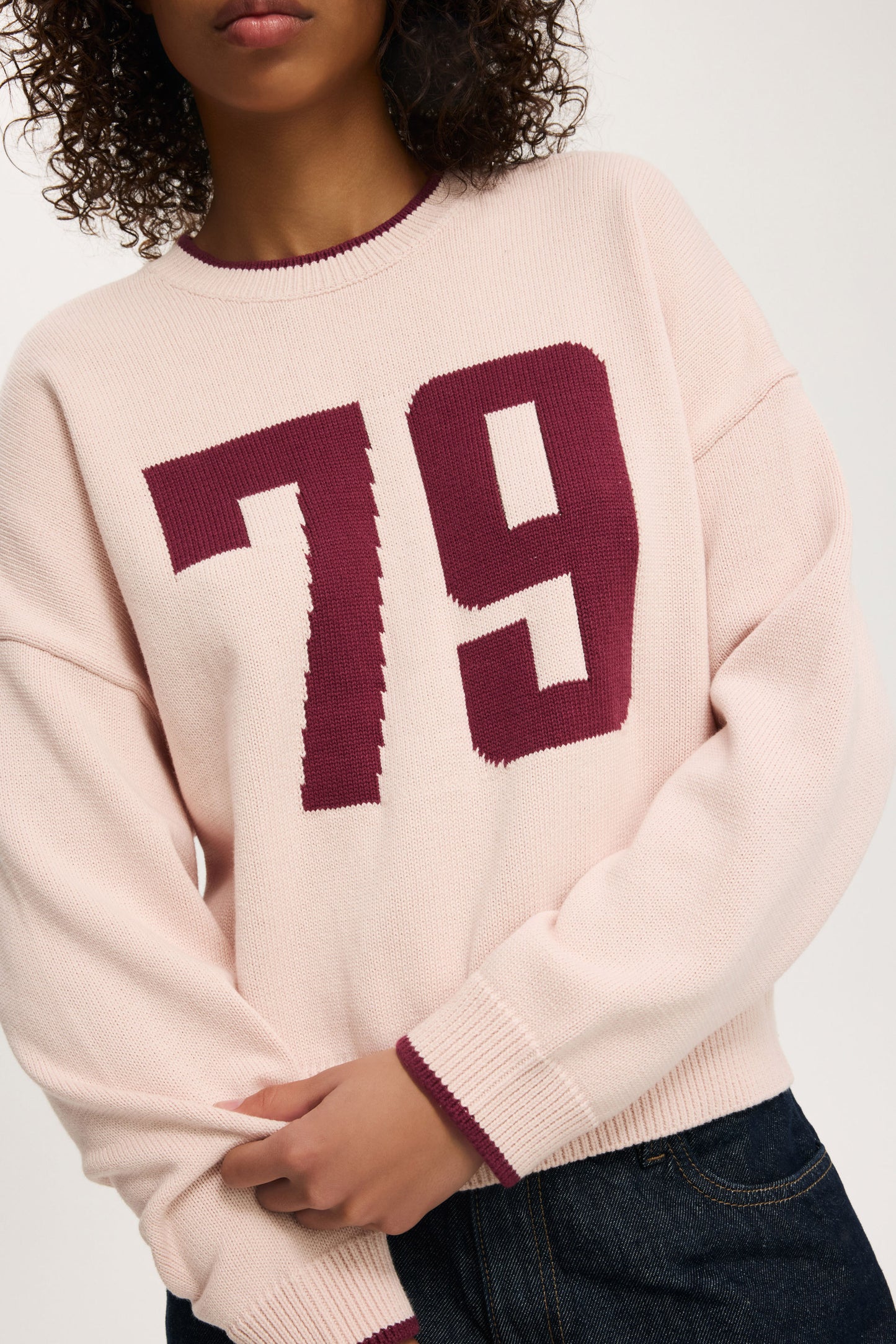 Cotton Crew Neck Sweater