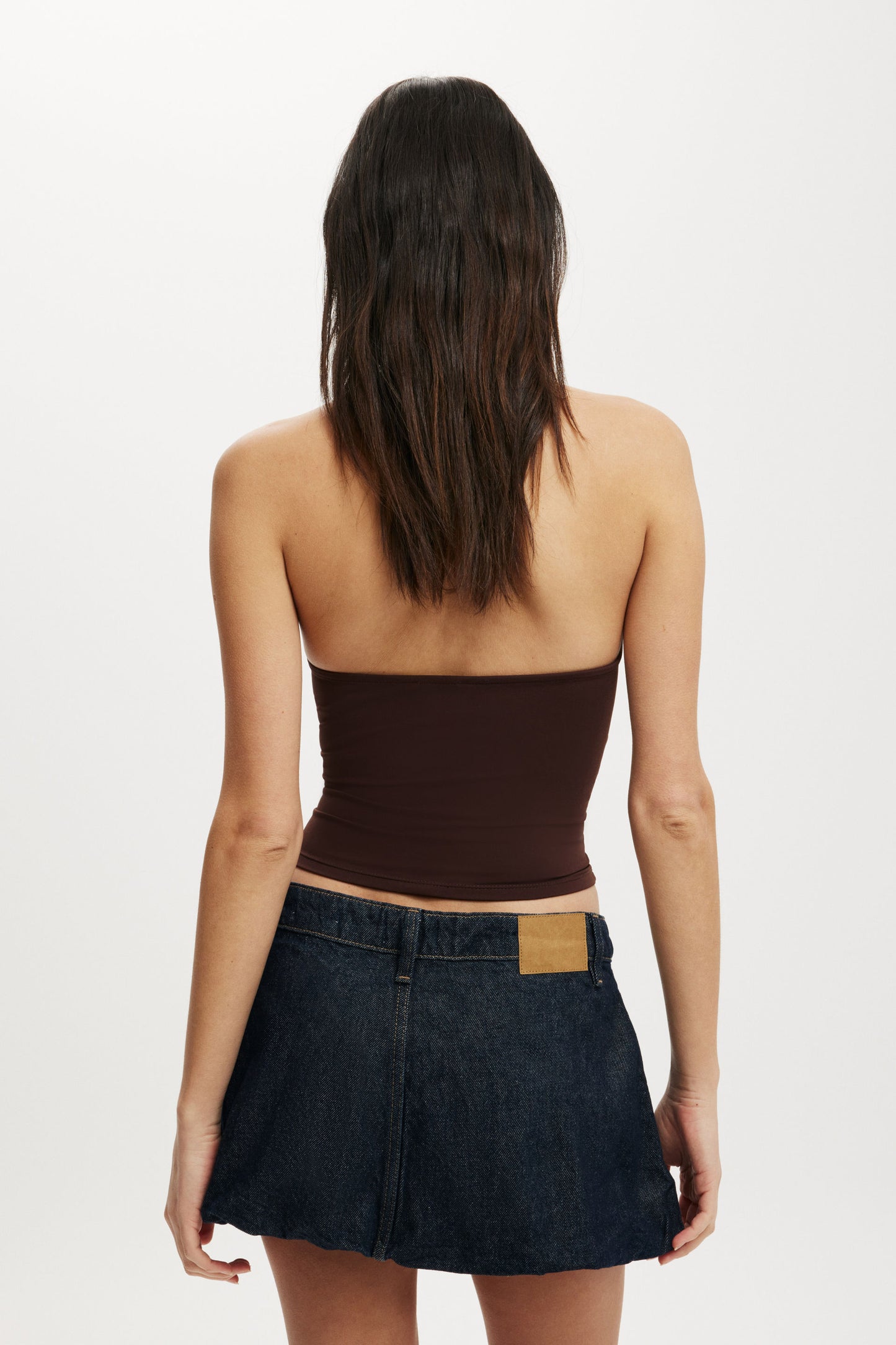 Bubble Denim Skirt
