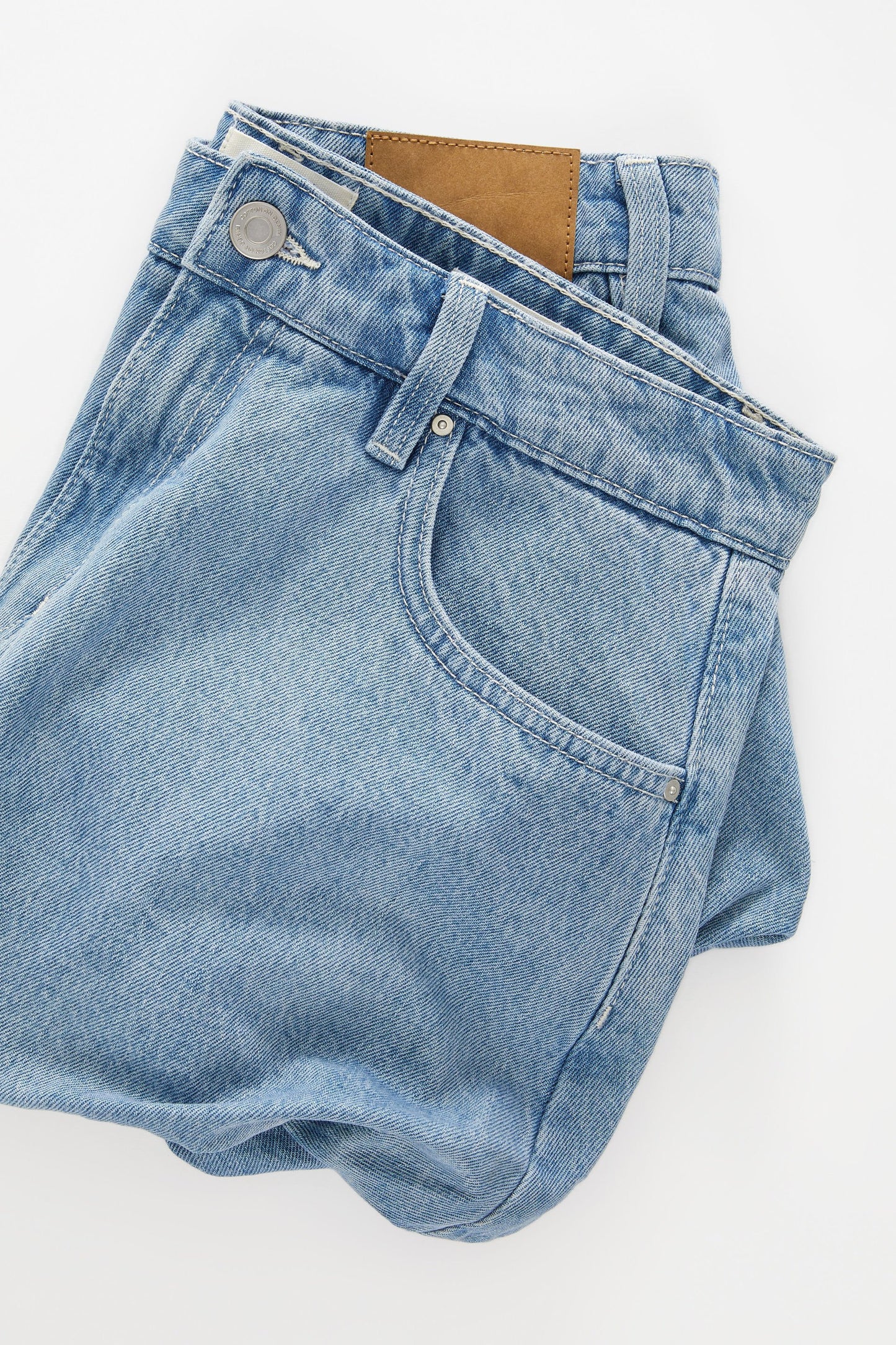 Bubble Denim Skirt