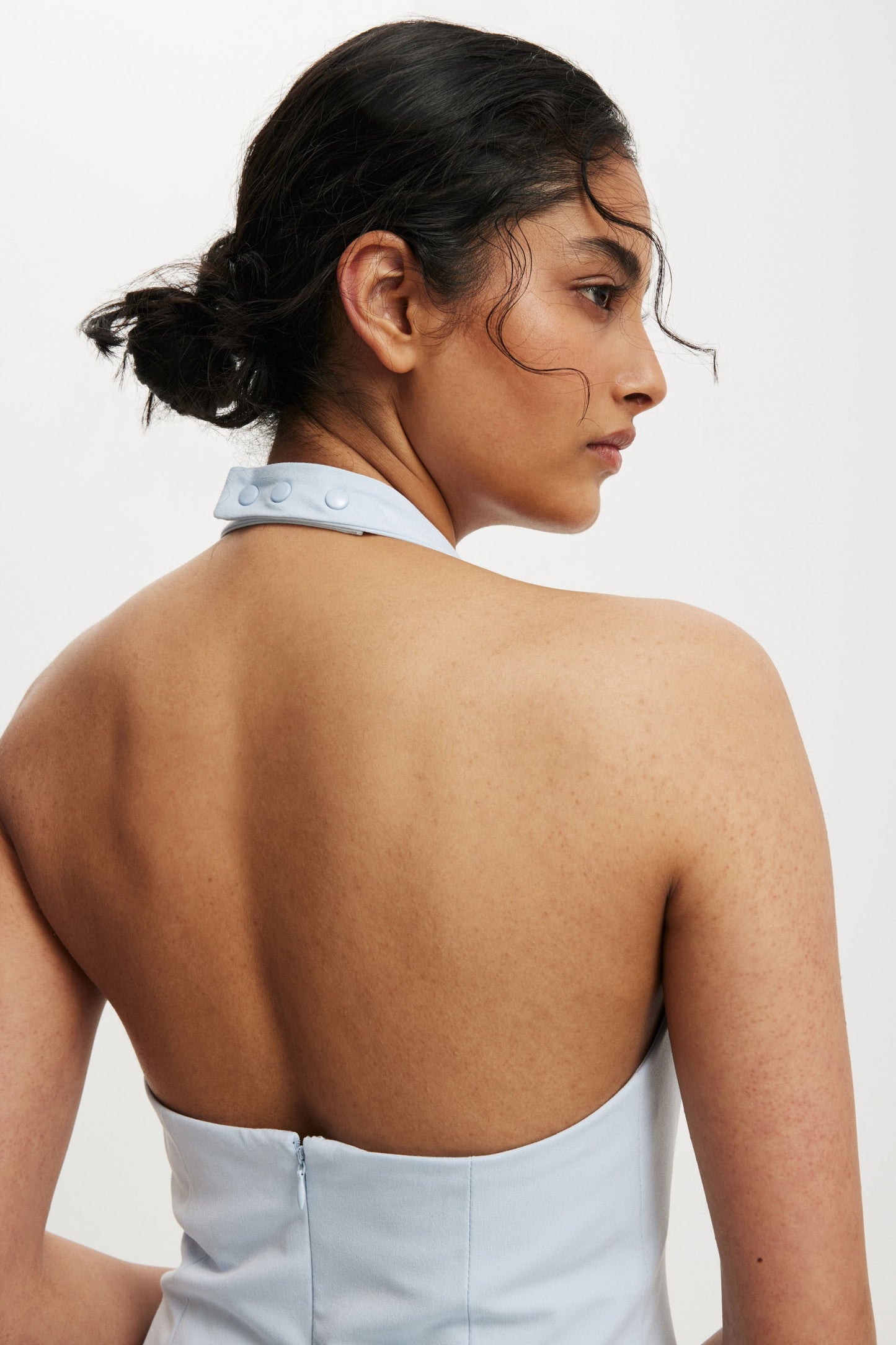 Izzy Halter Suiting Dress