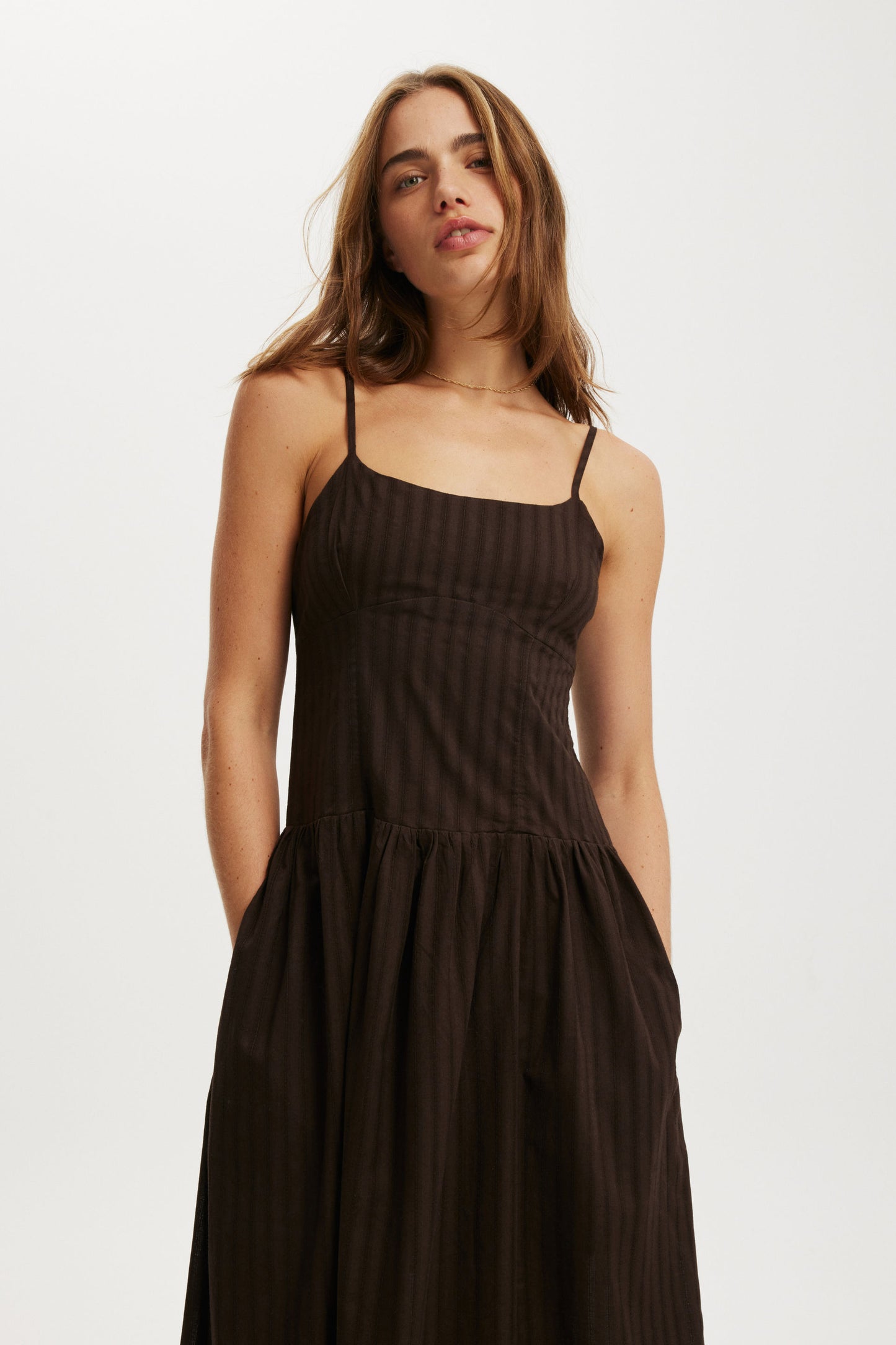 Alexis Seamed Maxi Dress