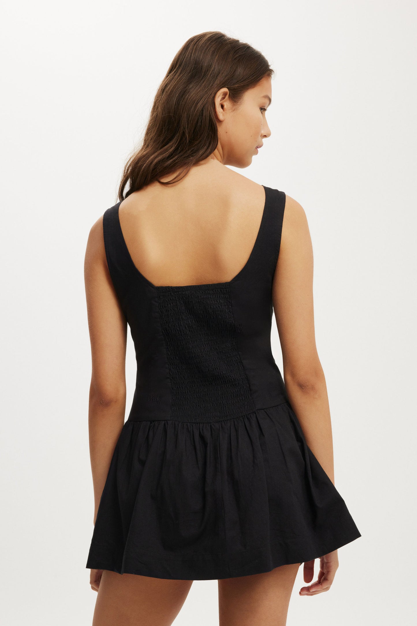 Hallie Drop Hem Mini Dress