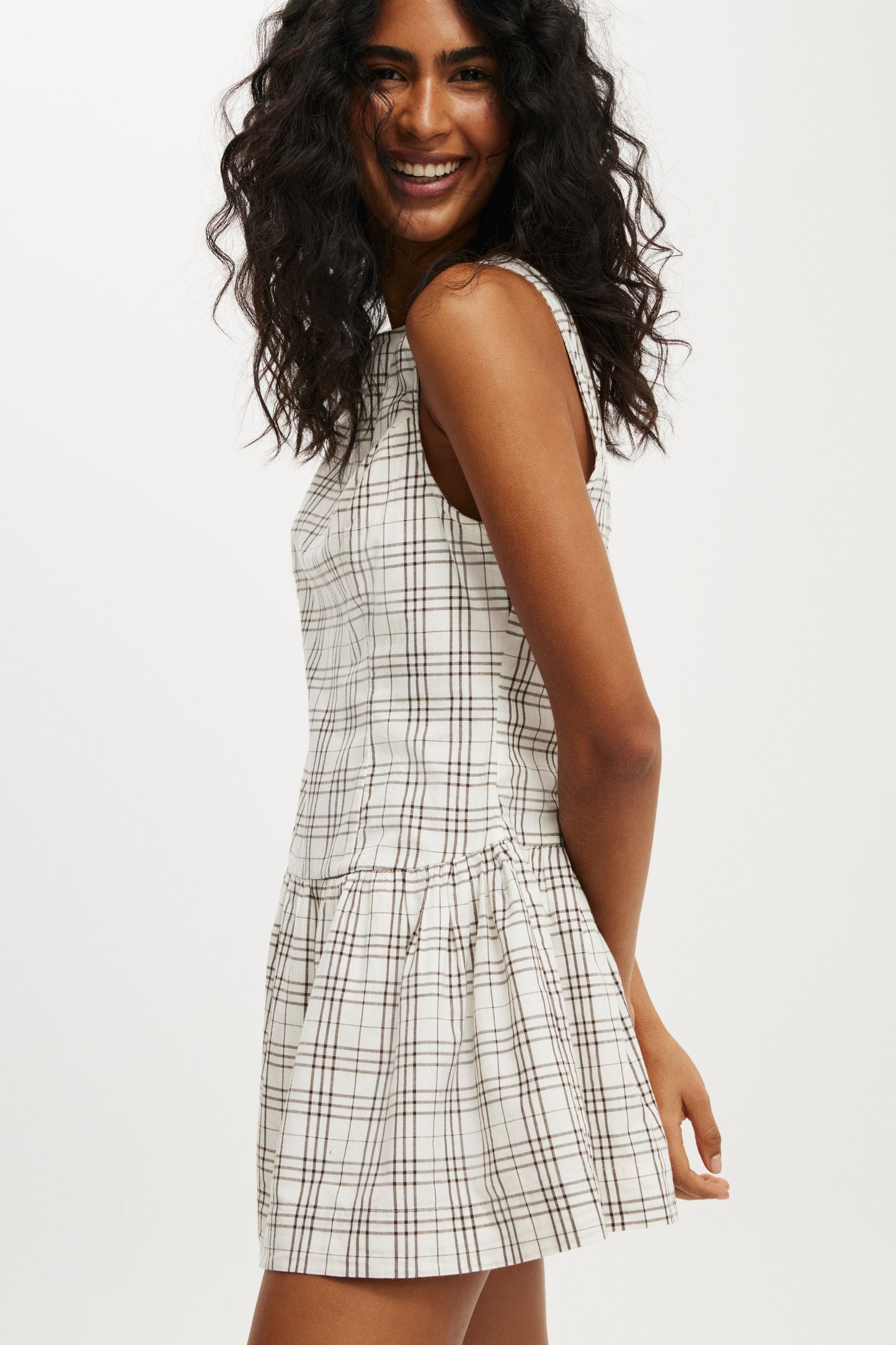 Hallie Drop Hem Mini Dress