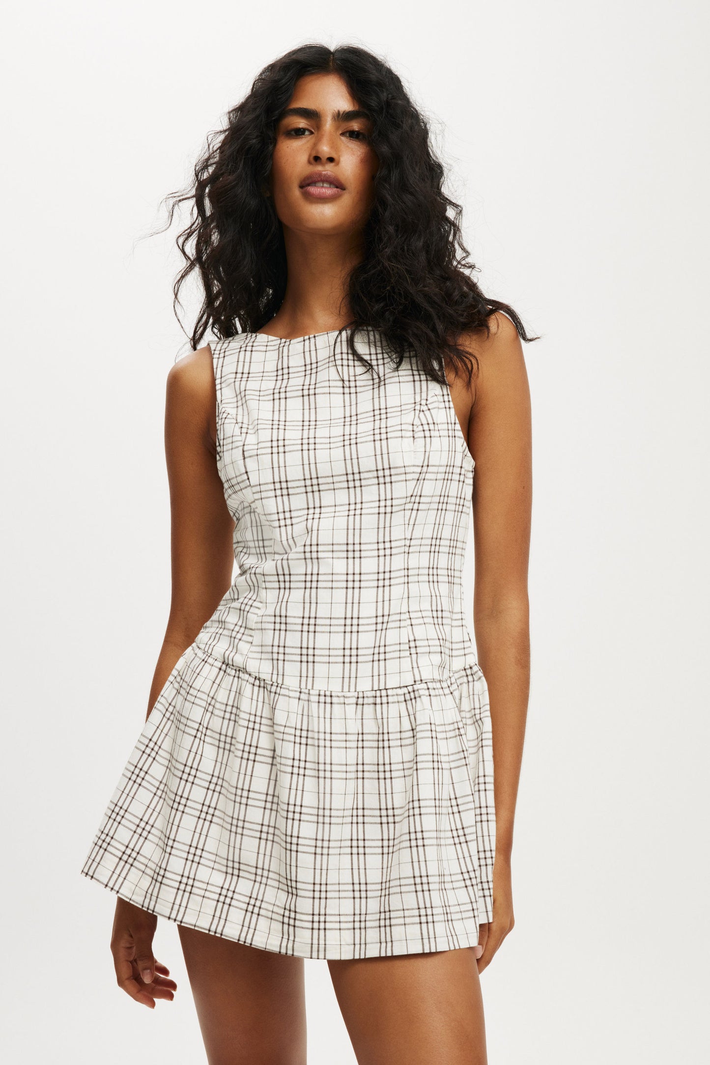 Hallie Drop Hem Mini Dress