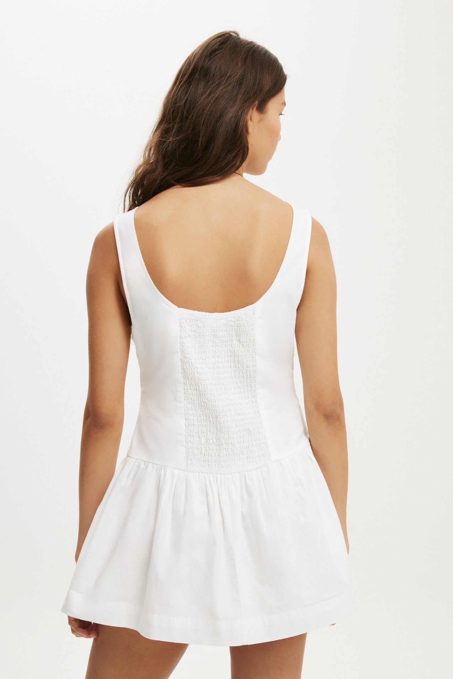 Hallie Drop Hem Mini Dress