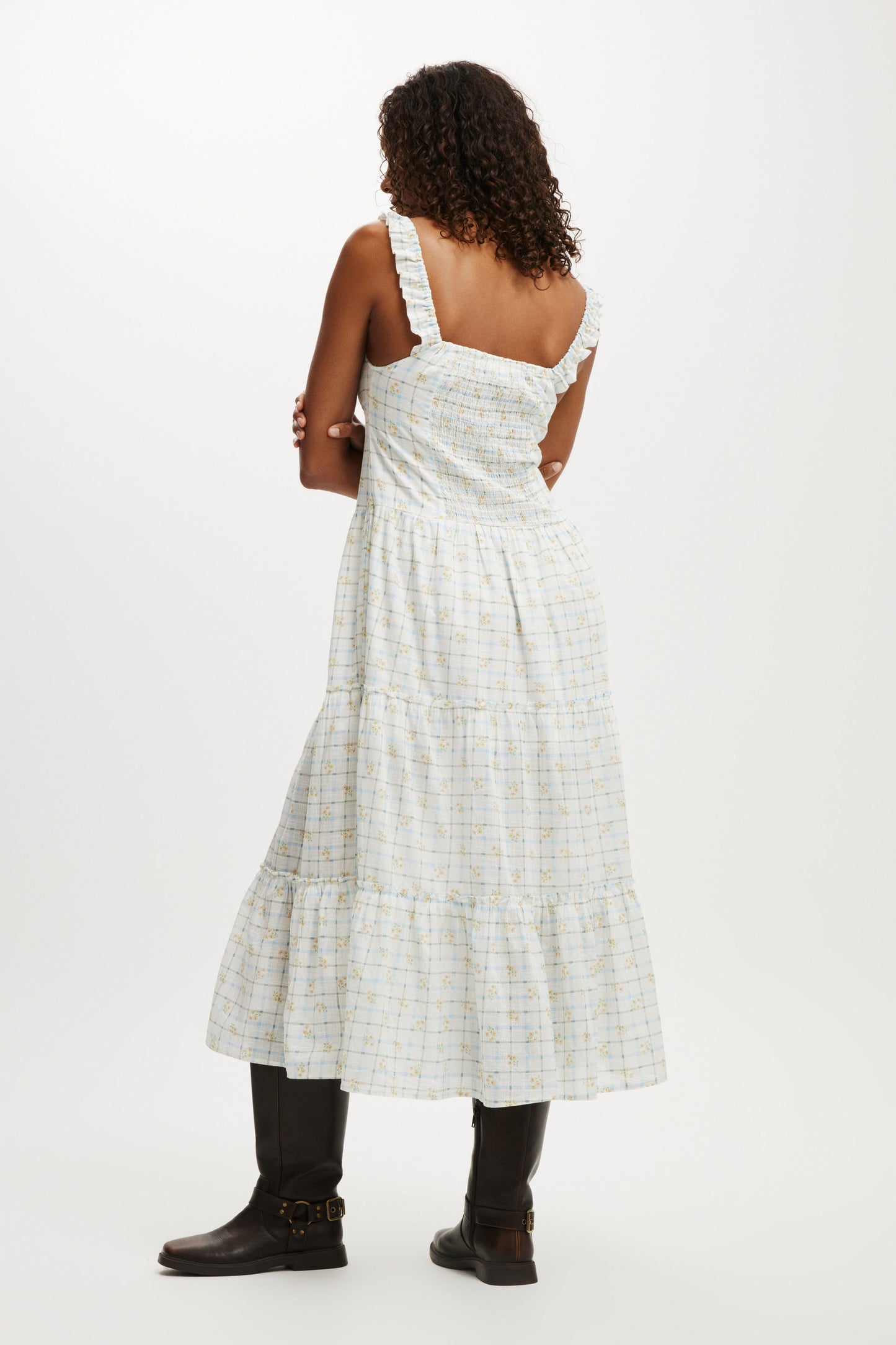 Skye Corset Detail Midi Dress
